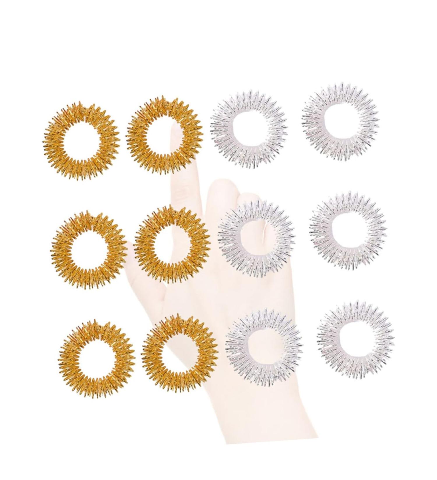 Clispeed 20-Piece Finger Massage Ring Toy for Kids - Acupressure Tool for Cycling & Relaxation - Finger Blood Circulation & Massage Relief - Buy Online on GoSupps.com
