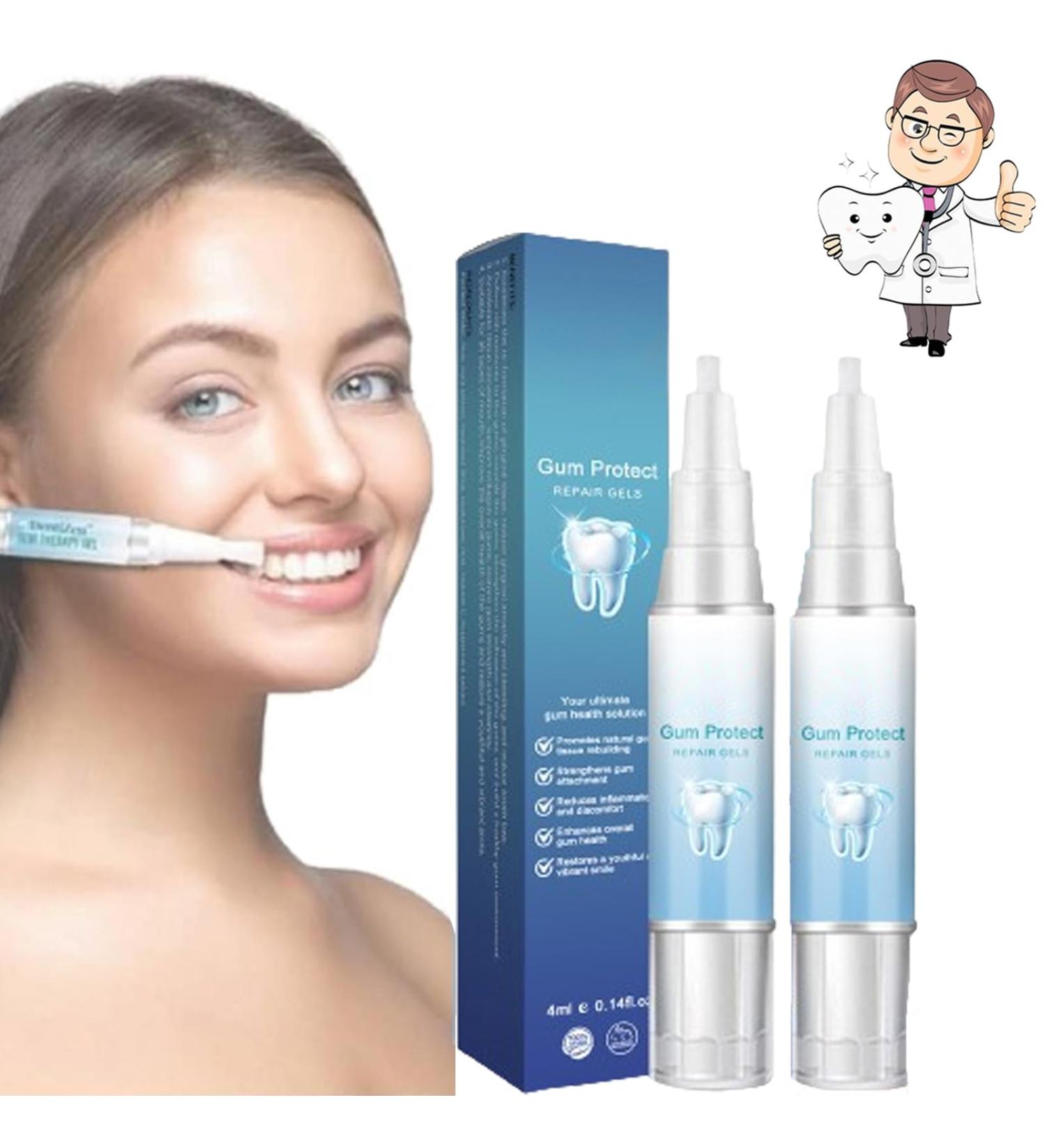 2024 Neslemy Gum Therapy Gel - Strong Gum Health Solution | 2-Pack Gum Shield Therapy Gel - Buy Online on GoSupps.com