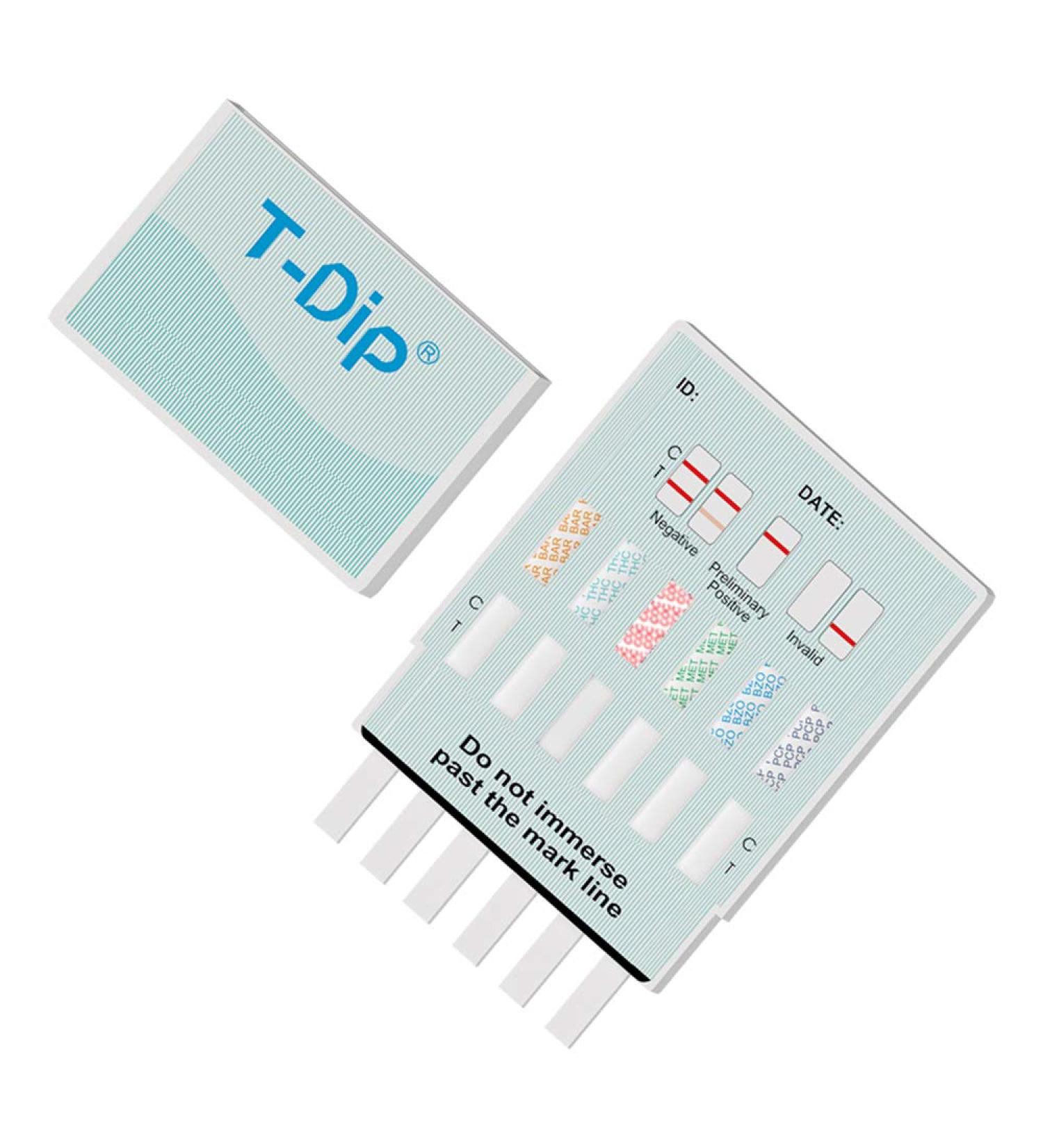 Prime Screen 12 Panel Urine Drug Test Kit - 5 Pack | AMP, BAR, BUP, Benzos, COC, mAMP, MDMA, MOP, MTD, OXY, PCP, Marijuana THC | WDOA-6125 - Buy Online on GoSupps.com