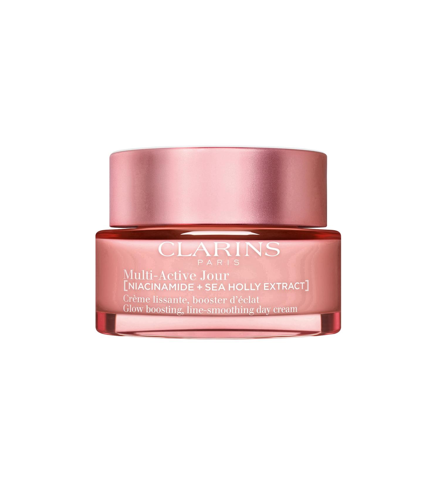 Clarins NEW Multi-Active Day Moisturizer with Niacinamide - Smooth Fine Lines Tighten Pores Even Tone & Texture Boost Glow - All Skin Types 1.7 oz - Buy Online on GoSupps.com