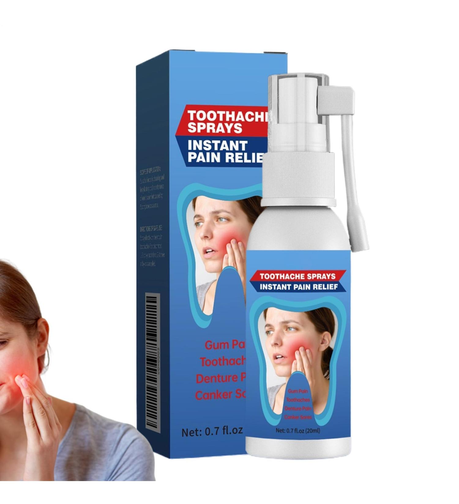  CGACCSD Dental Relief Spray | 20ml Extra Strength & Soothing Gentleness - Soothing Dental Care & Nerve Calming For Travel Home Parties Office After Meals Men & Women - Buy Online on GoSupps.com