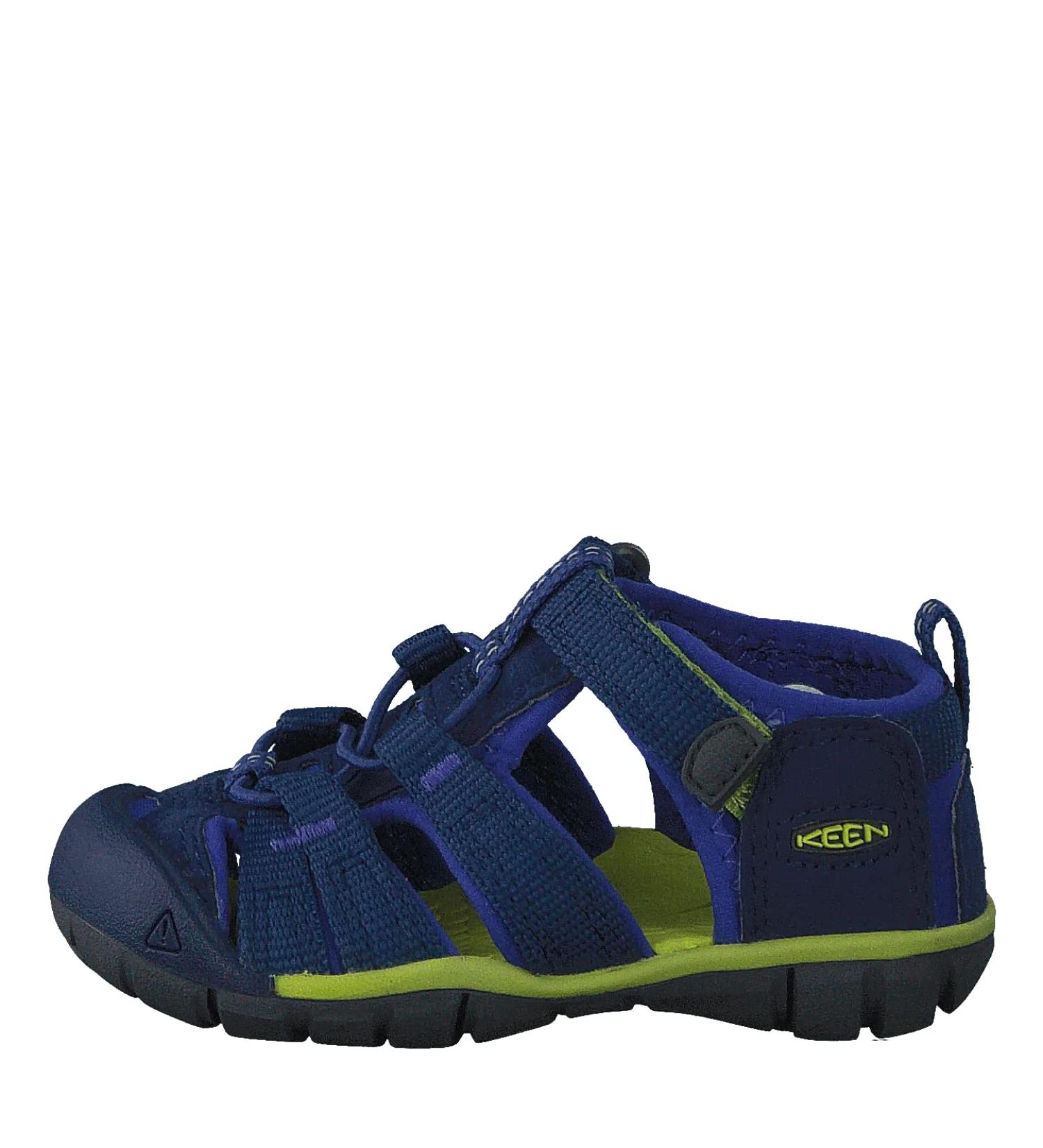 KEEN Unisex Kid's Seacamp 2 CNX-Baby Sandal - Blue Depths/Chartreuse - Size 3 UK Child - Buy Online on GoSupps.com