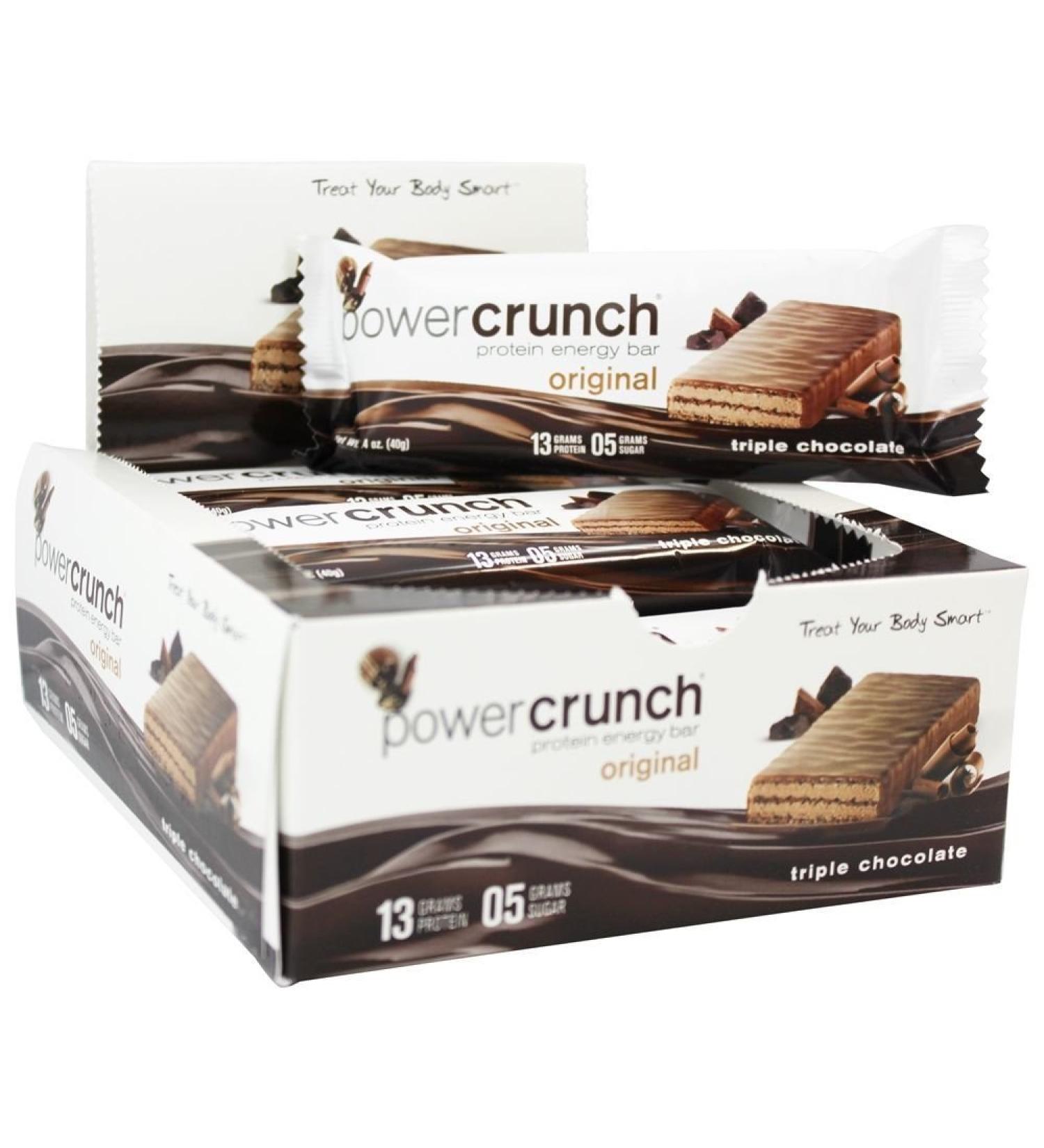Power Crunch - High Protein Energy Wafer Bar Triple Chocolate - 1.4 oz.