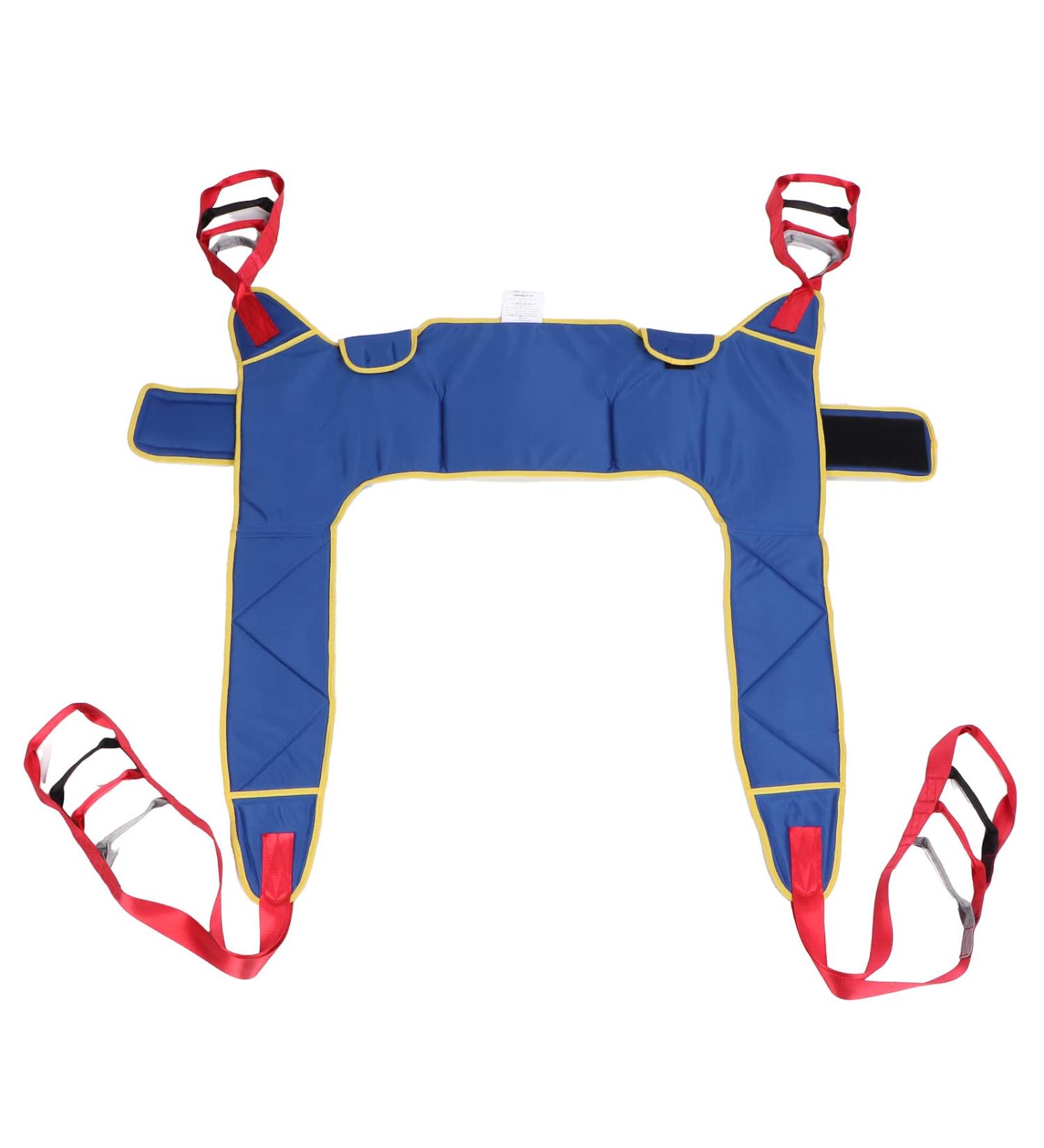 Patient Lift Sling 507lb Weight Capacity Transfer Sling with Waist Fasteners Straps and Armpit Pads Nylon Adjustable Patient Aid Device for Patient Elderly Toileting Shower Lifting - Buy Online on GoSupps.com