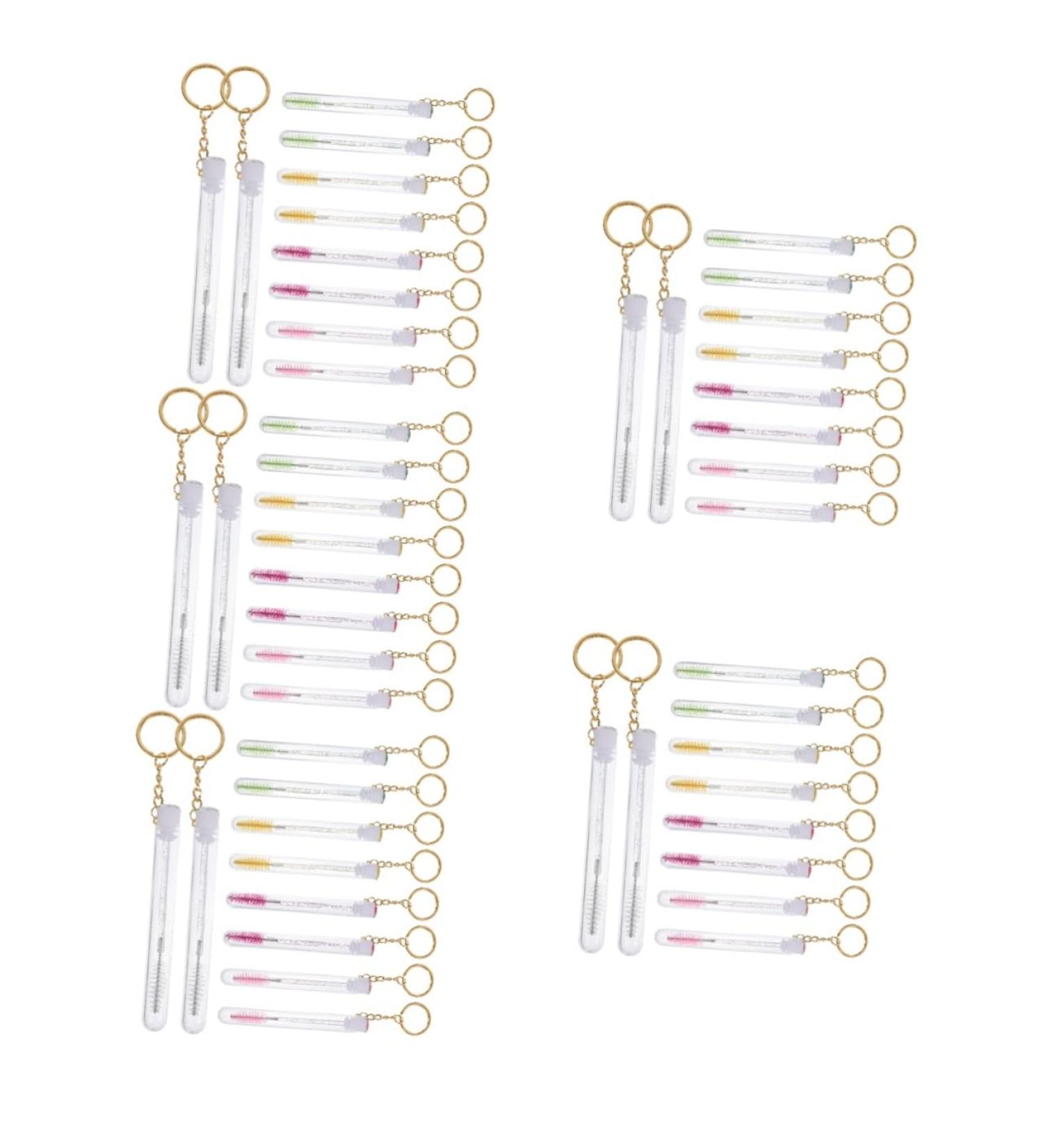 Mipcase Lash Extension Supplies 50 pcs Lash with Wands Tubes Eyelash Mascara Women Crystal Girl Mascarades Test for - Buy Online on GoSupps.com