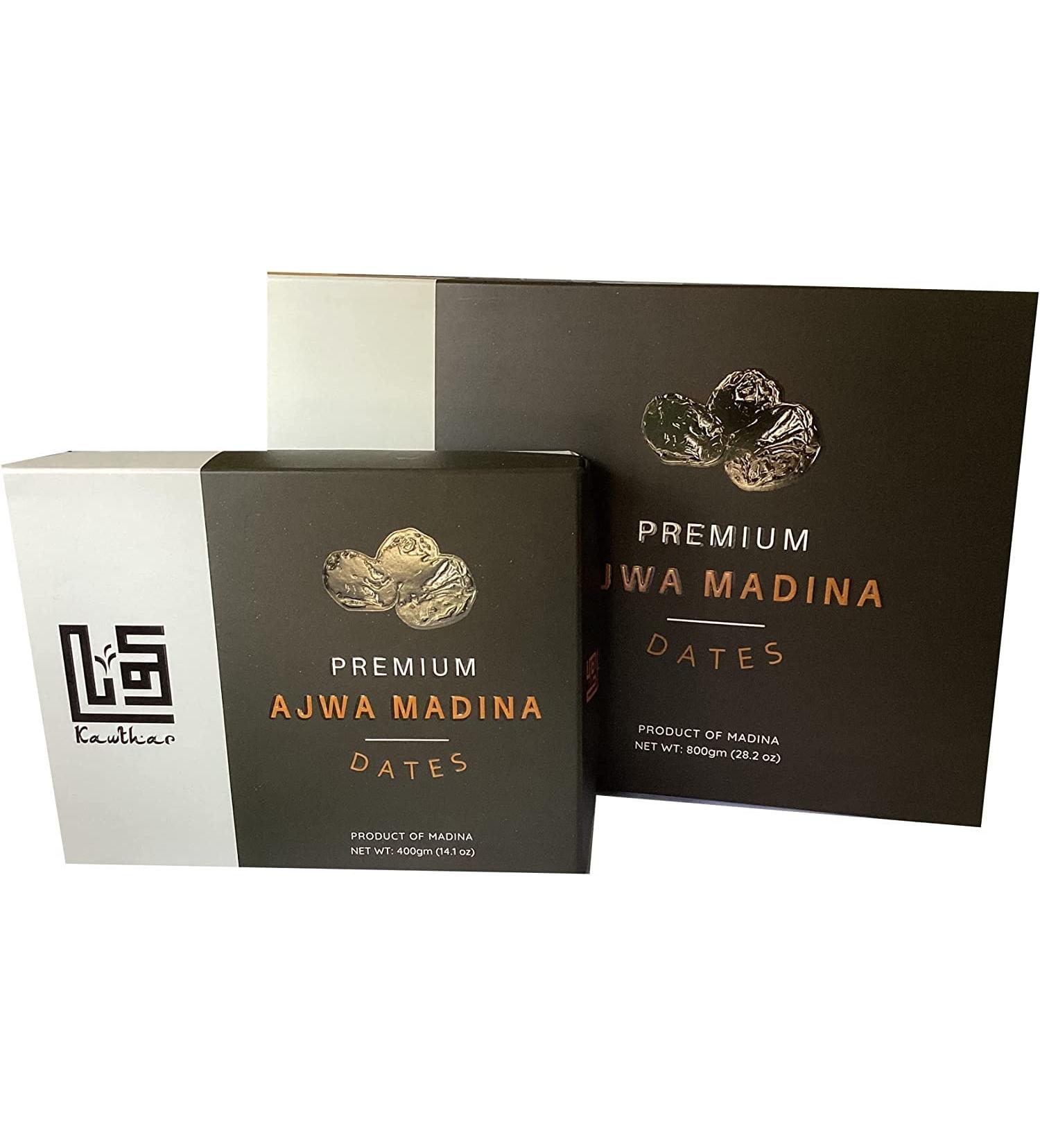 2 x 400 Large Premium Ajwa Dates - Directly Sourced From Madinah - Buy Online on GoSupps.com