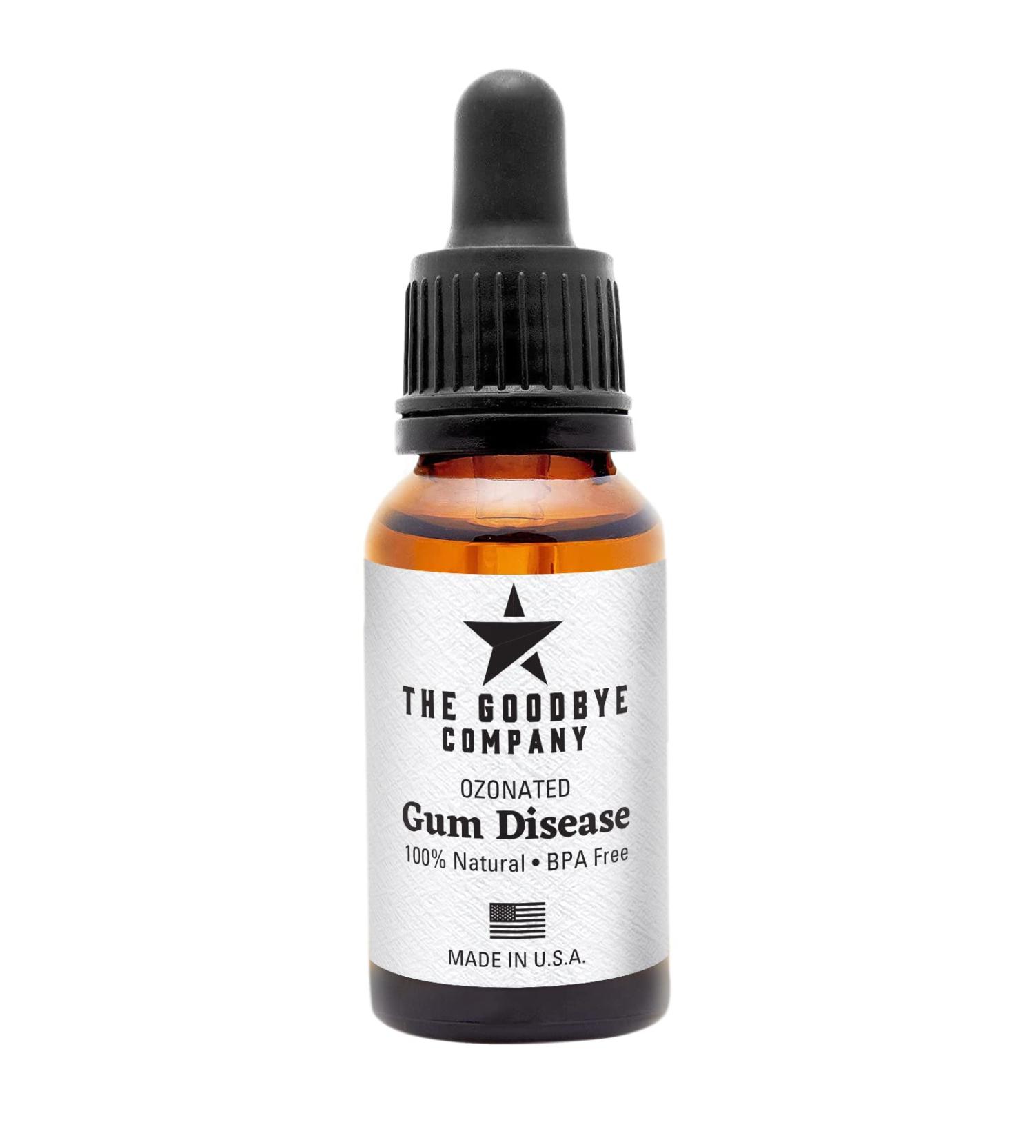 Ozonated GoodBye Gum Disease - Natural and Effective Oral Gum Disease Treatment with Neem and Clove Oils - 0.5 Fl Oz - Buy Online on GoSupps.com