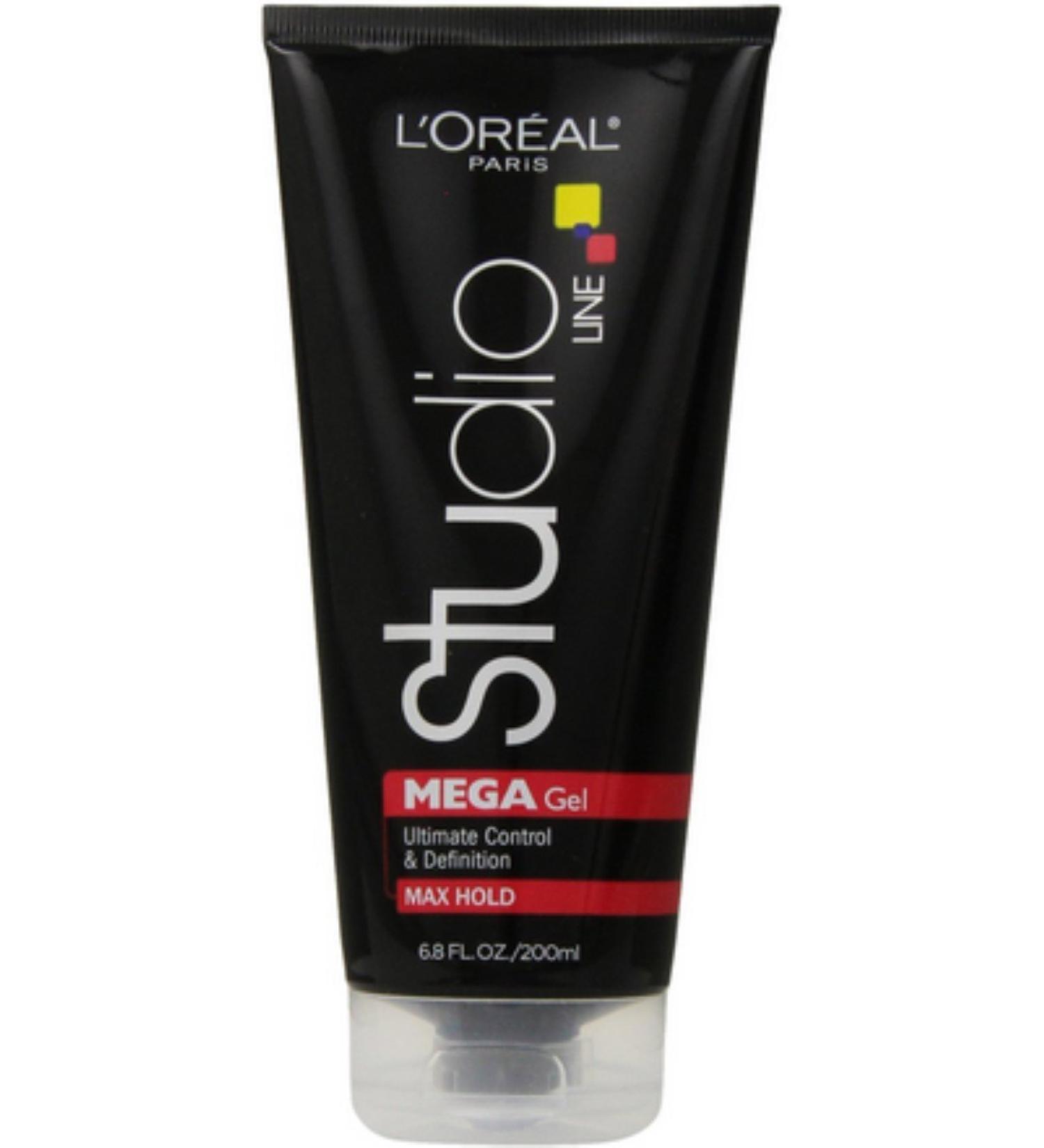 L'Oreal Studio Line Head Lock Mega Hard Hold Gel 6.80 oz (Pack of 4) Unscented Pack of 4