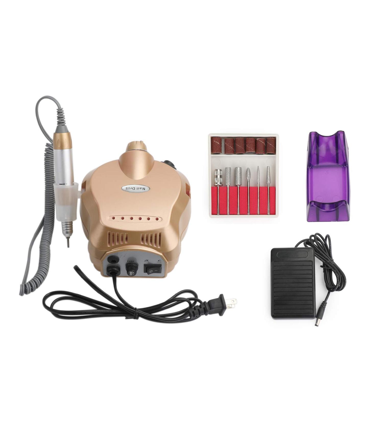 Professional 30000 RPM Nail Drill Machine Set for Gel Nails - Home and Salon Use - Buy Online on GoSupps.com