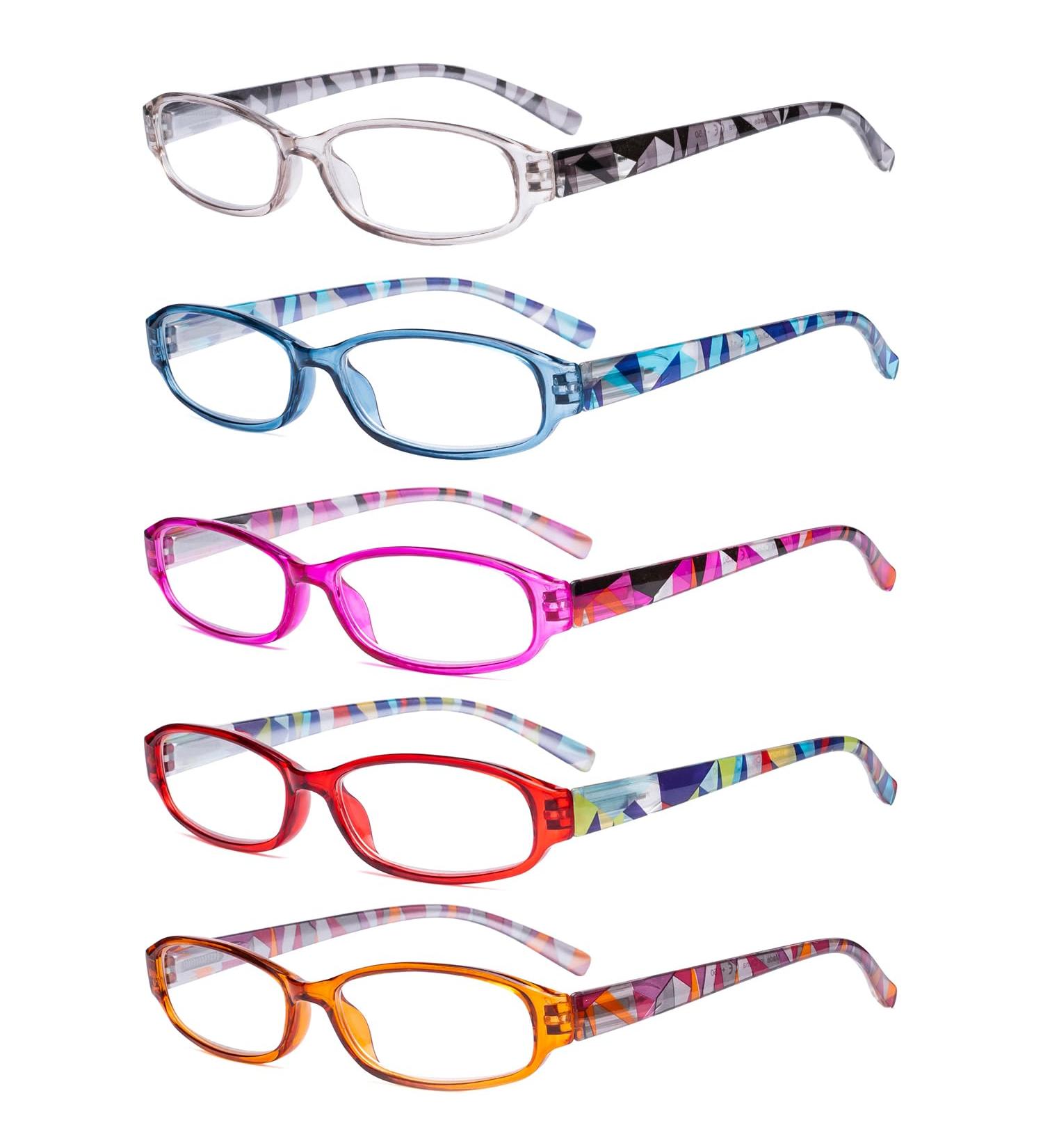 Buy Eyekepper 5 Pack Ladies Reading Glasses - Stylish Readers for Women 5 Pairs Mix 2.75x Magnification - International Shipping Available - Buy Online on GoSupps.com