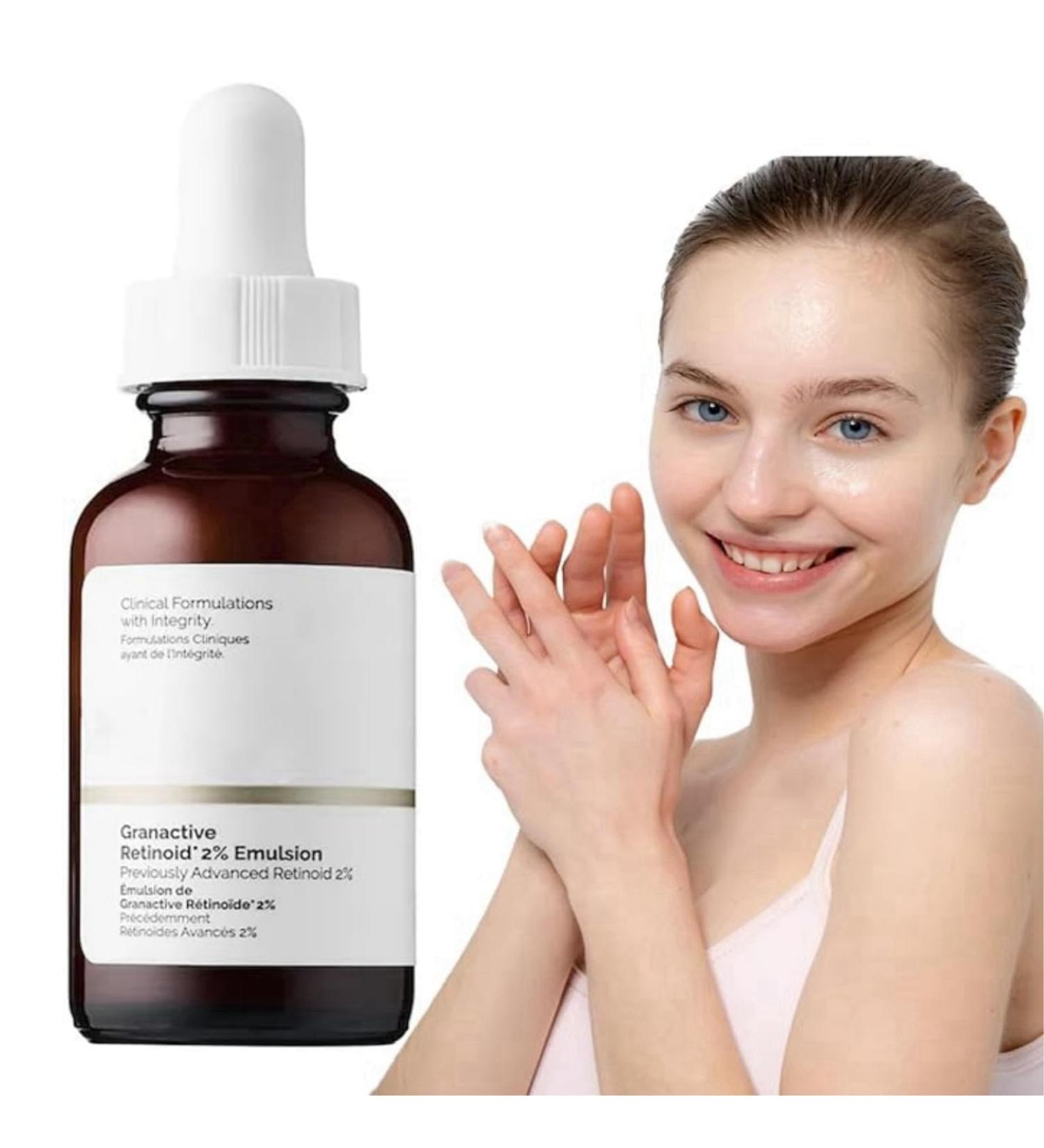 Face Moisturiser Retinoid 2% Emulsion Skincare Retinol Face Serum Anti Wrinkle Serum Retinol Face Serum Brightening Serum Brighten & Smooth Skincare Face Serum For Women & Men Serums Skincare - Buy Online on GoSupps.com