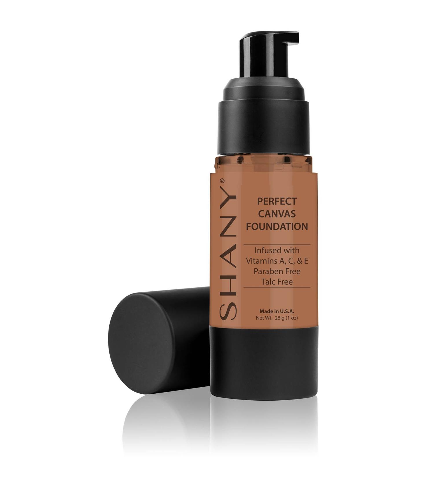 SHANY Perfect Canvas Liquid Foundation - Paraben Free/Talc Free/Oil Free - 30ml - DC1 DARK COOL 1 - Buy Online on GoSupps.com
