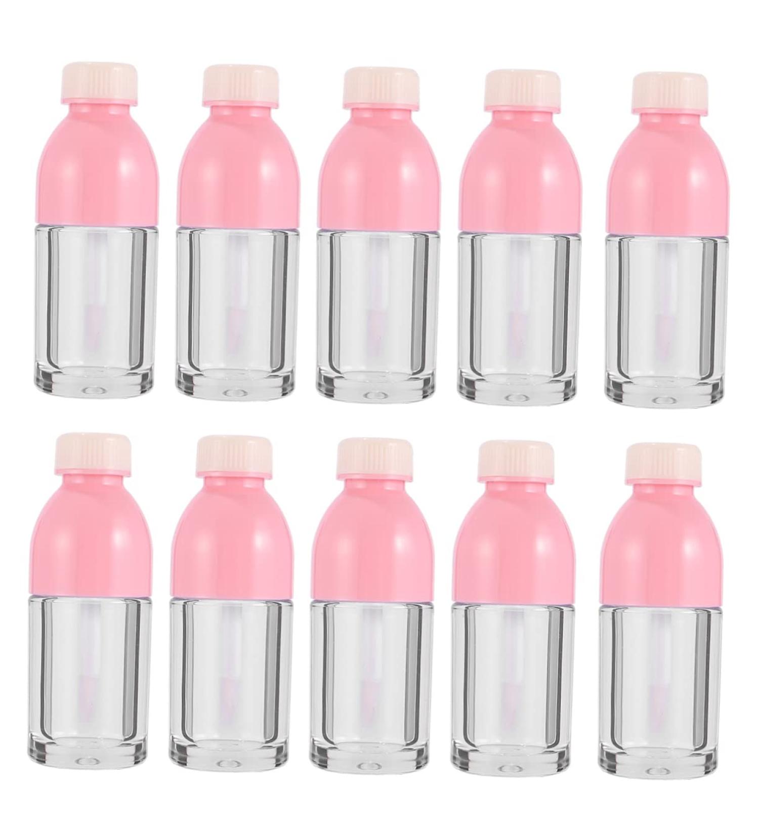 Gatuida Flacons De Gloss Vides En Plastique Transparent 10 Pi ces Taille Petite Flacon L vres Rose 34 Sc ne Voyage Utilit Cosm tique - Buy Online on GoSupps.com