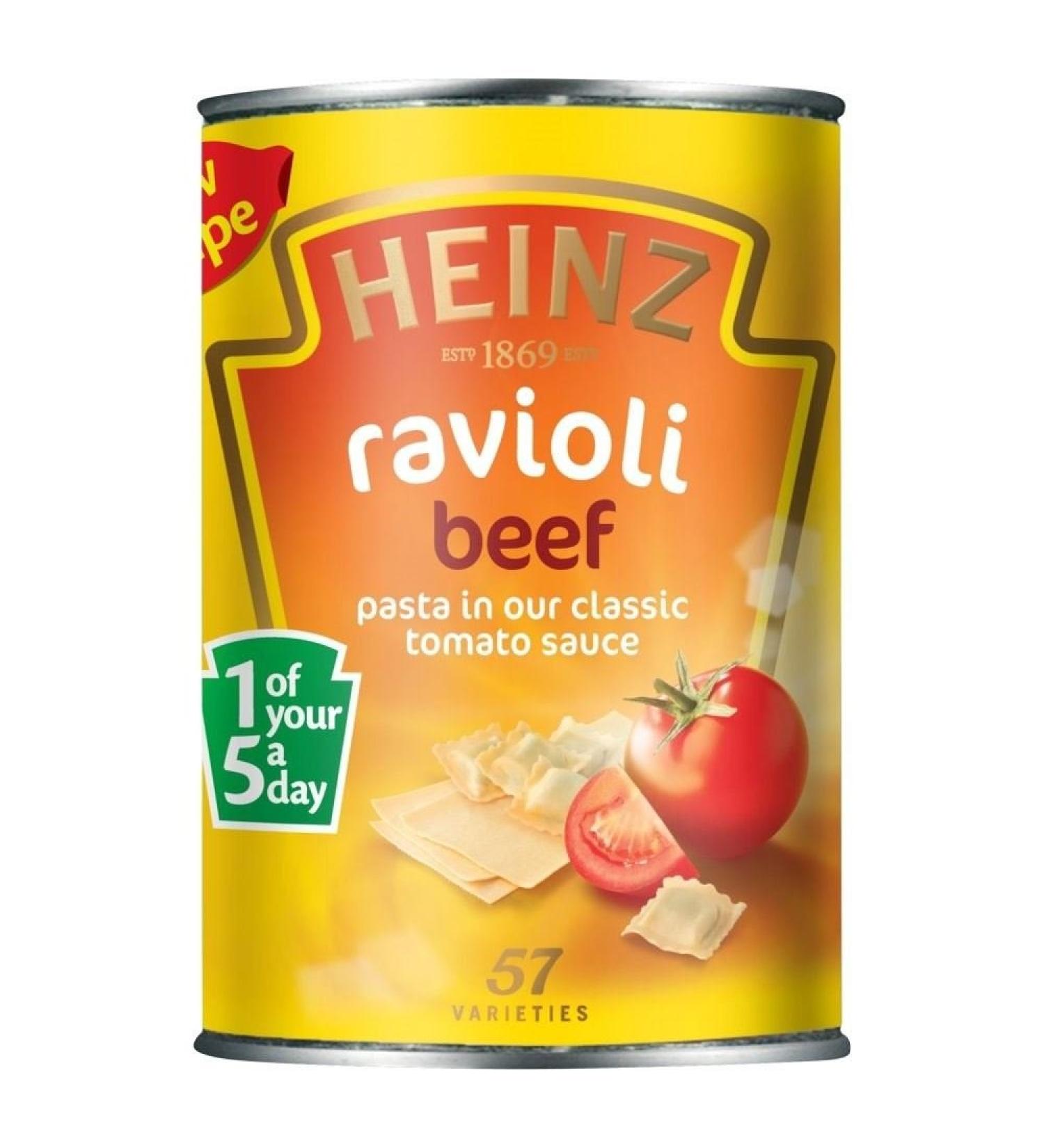 HEINZ Heinz 6 x Beef Ravioli in Tomato Sauce (400g)
