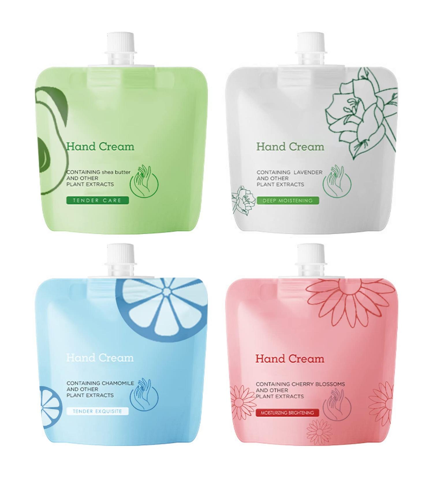 Prreal Hand Cream Set - Mini 4 Pack for Moisturizing Rough Cracked Hands | Ideal Travel Fragrance Care for Men & Women - Buy Online on GoSupps.com