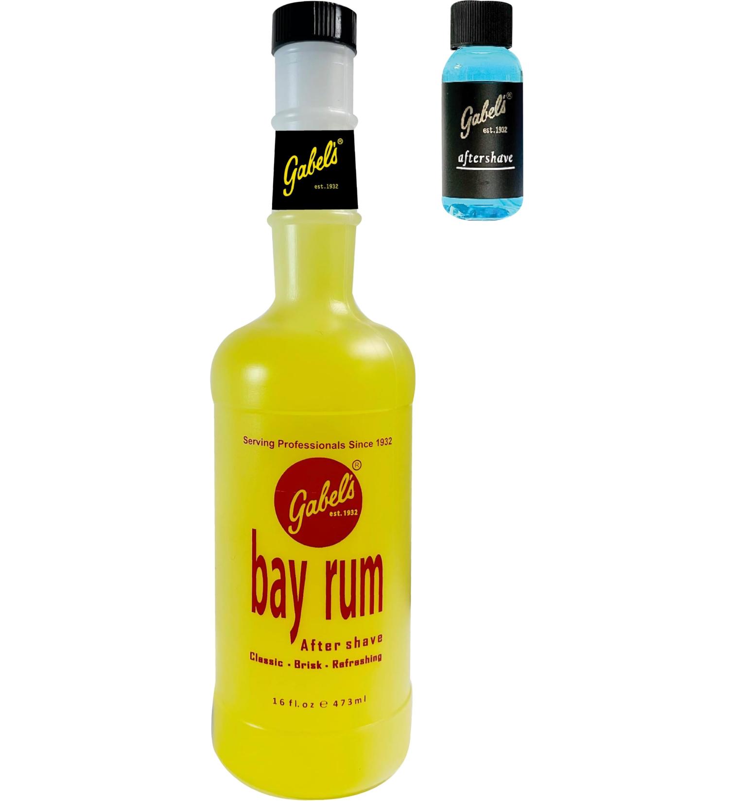 Bay Rum Aftershave 16oz/1pt Regular version and 126 S 1oz Aftershave. Authentic Manufacturer Direct with Black Logo label 16_BayRum1oz_ 126 S