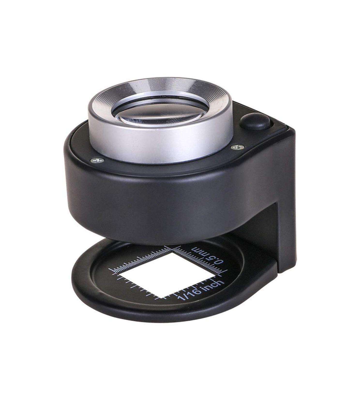 High Magnification Optical Large Lens Alloy Frame Handheld Magnifier LED with Light 10 Times HD (Color : Parent) Made in China - Buy Online on GoSupps.com