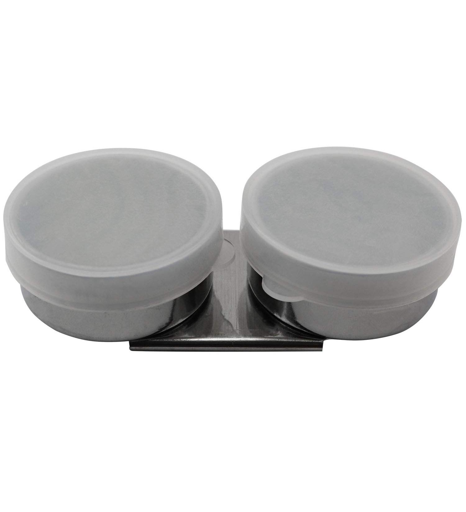 LQ Industrial Stainless Steel Pallet Cup Double Dipper Painting Pot with Screw Cap - Buy Online on GoSupps.com