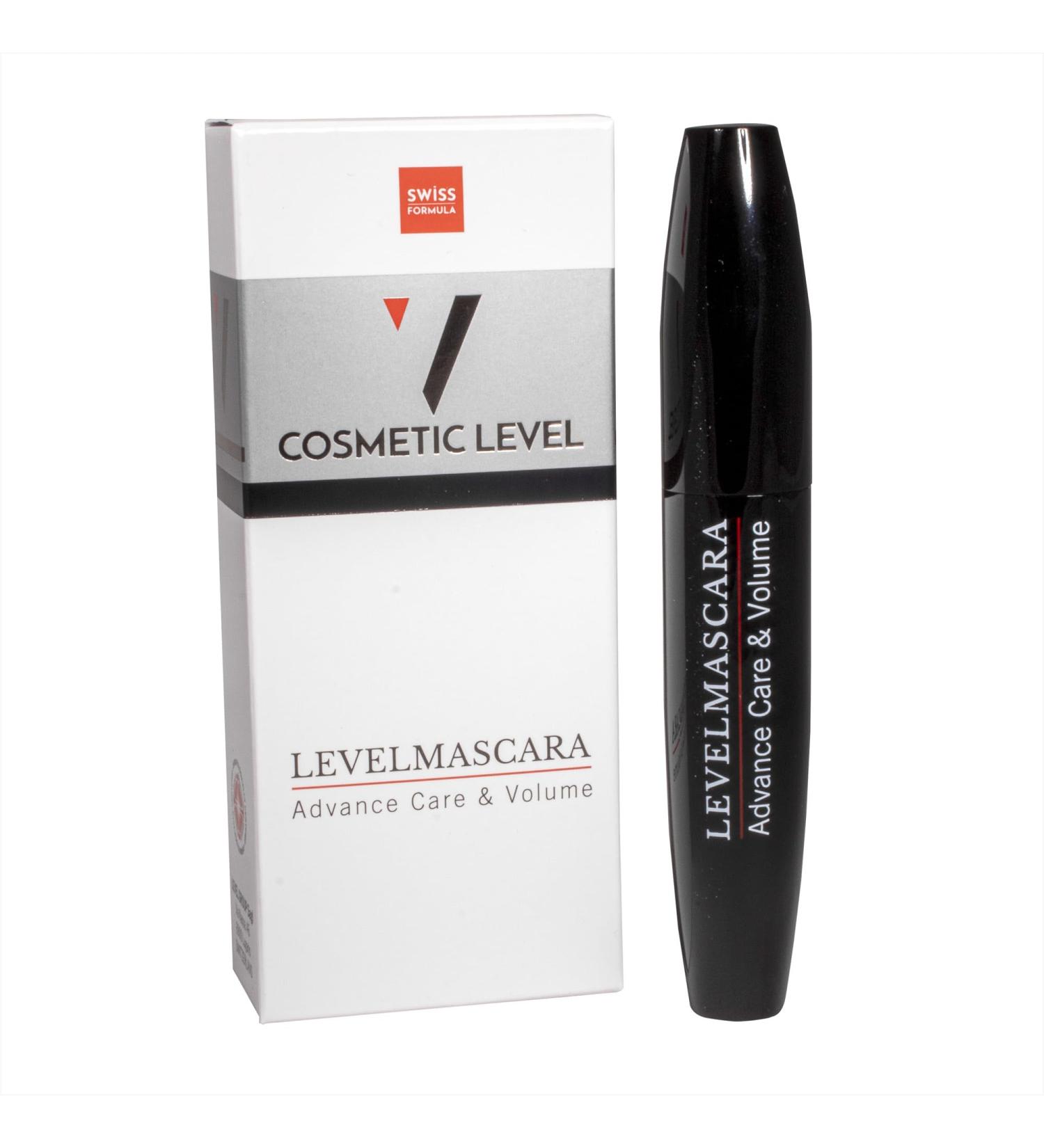  COSMETIC LEVEL LEVELMASCARA Advance Care & Volume | Ultra Volumising Mascara | Intense Black | Long Lasting | Innovative Formula with Eyelash Growth Serum | 10ml - Buy Online on GoSupps.com