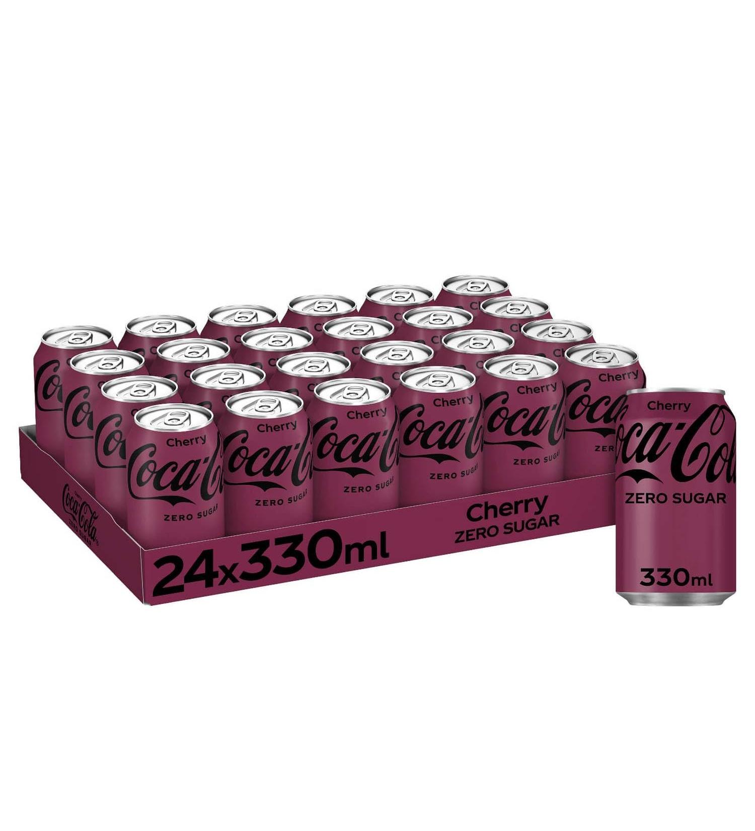 Coke Zero No Sugar Cherry 330ml (24)