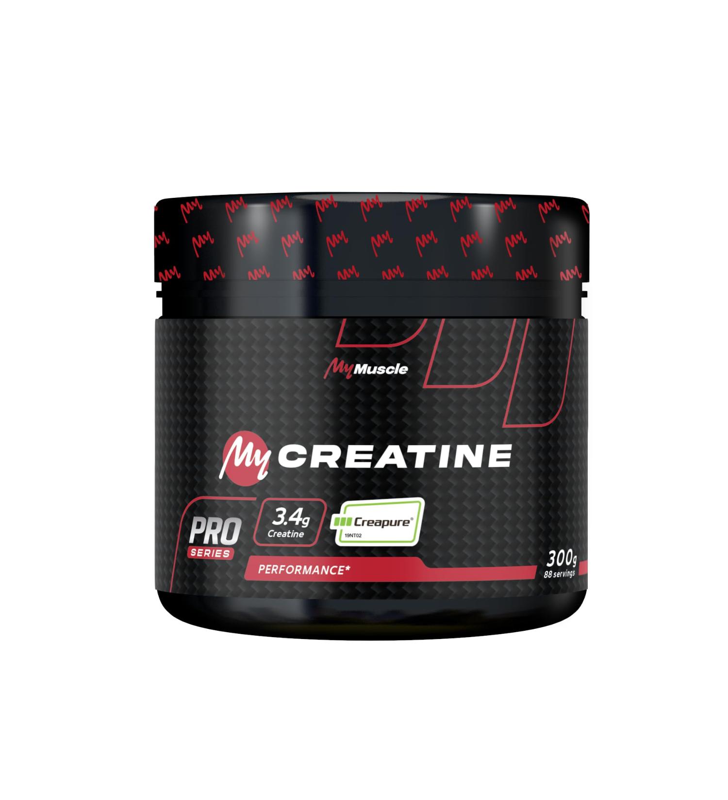 MyMUSCLE - My Creatine Monohydrate Powder Creapure Label - Neutral Flavor 300g - 88 Servings - Buy Online on GoSupps.com