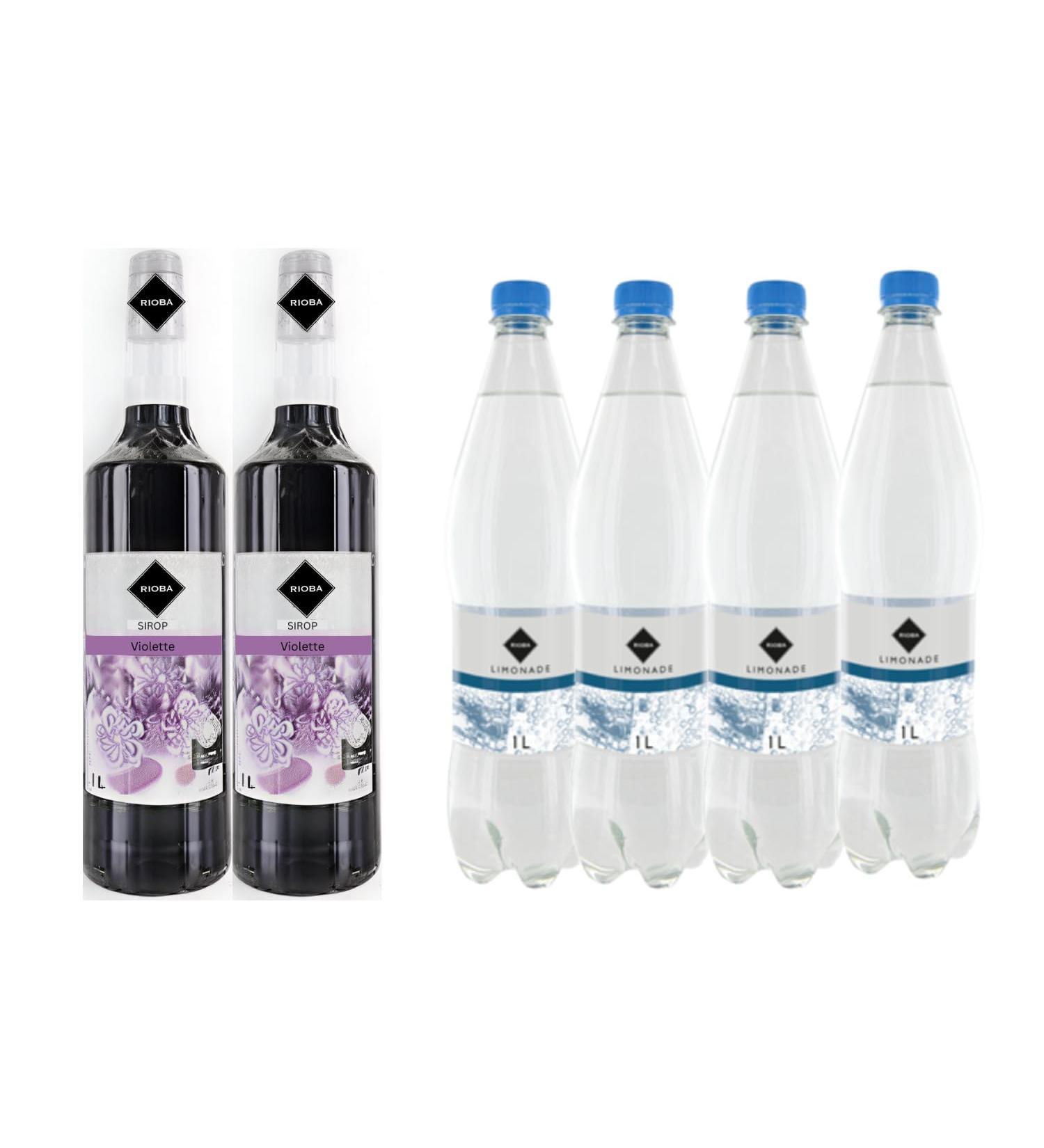  Wine And More Gilbert & Lemonade Syrups: Gilbert Purple Syrups (2x1L) - Gilbert Lemonade (4x1L) - Buy Online on GoSupps.com