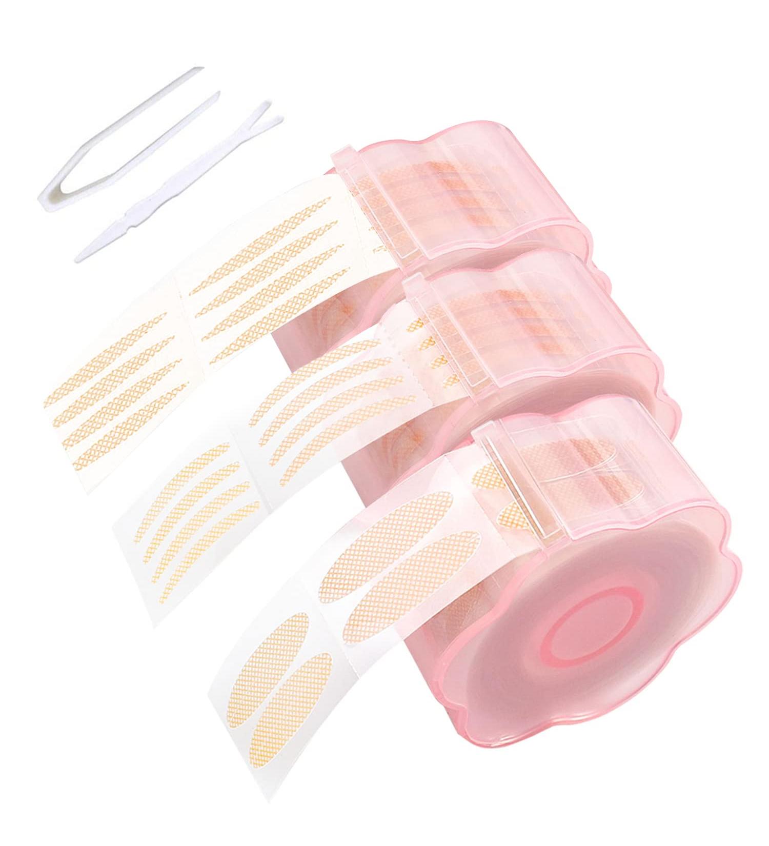 Invisible Fiber Double Eyelid Tape Stickers - 1800 PCS with Fork Rods and Tweezers - Buy Online on GoSupps.com