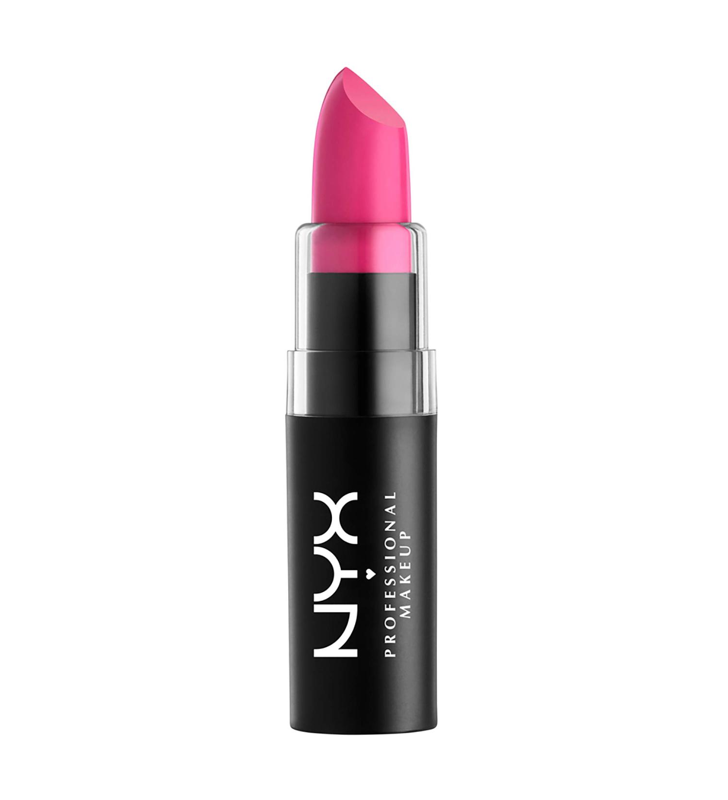 NYX Matte Lipstick in Girl Crush 0.16 oz - Long-Lasting & Vibrant Shade - Buy Online on GoSupps.com