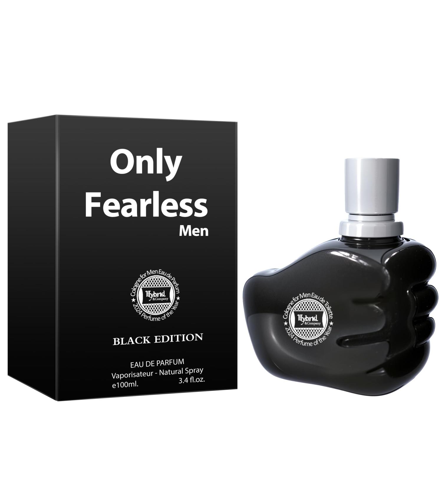 Hybrid & Company Only Fearless Men Black Edition Eau De Toilette Vaporisateur Natural Spray 3.4 Fl Oz ONLY FEARLESS MEN BLACK EDITION 3.4 Fl Oz (Pack of 1) - Buy Online on GoSupps.com