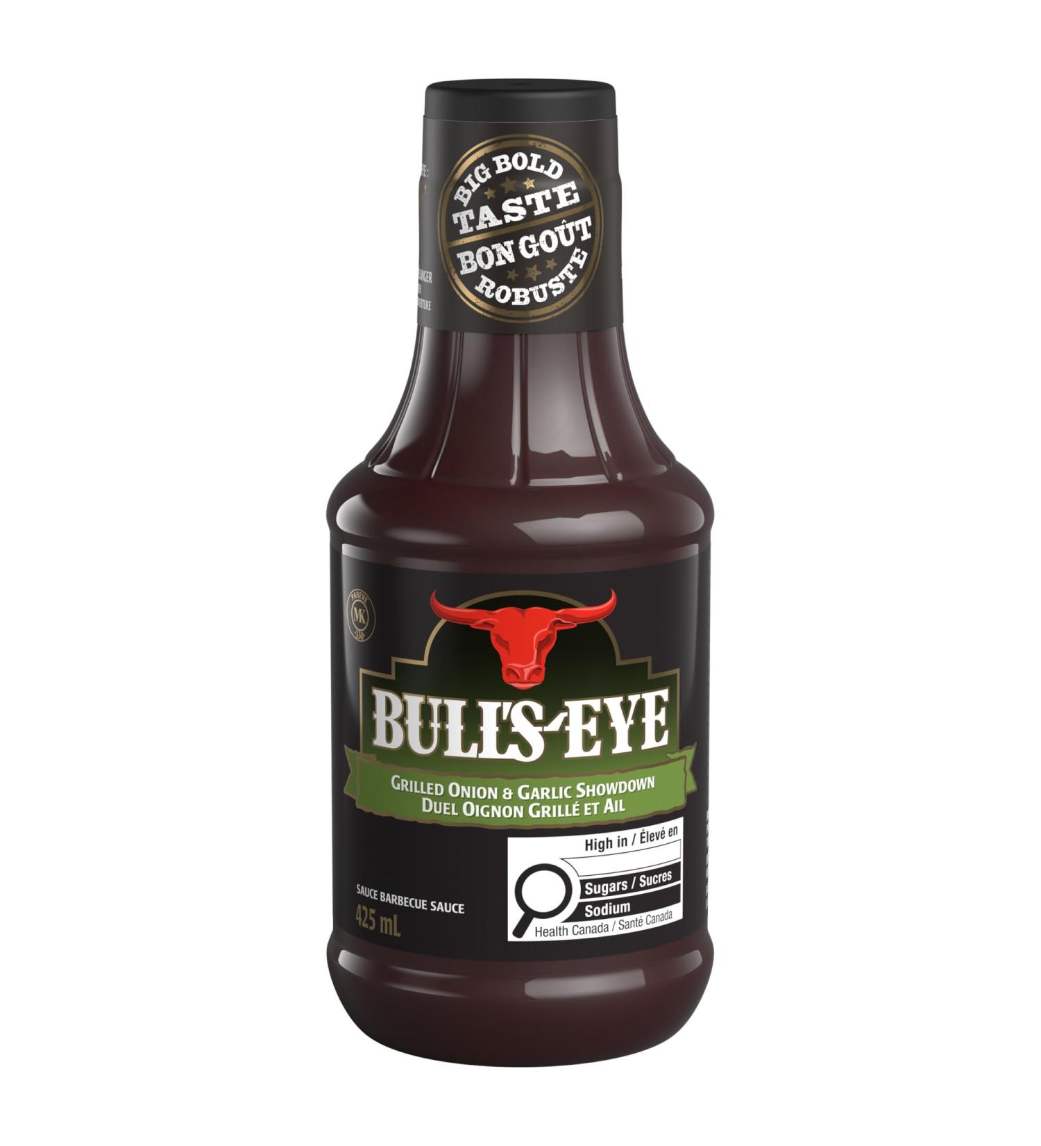 Bull's-Eye Grilled Onion & Garlic BBQ Sauce 425ml 425mL Grilled Onion & Garlic - Buy Online on GoSupps.com