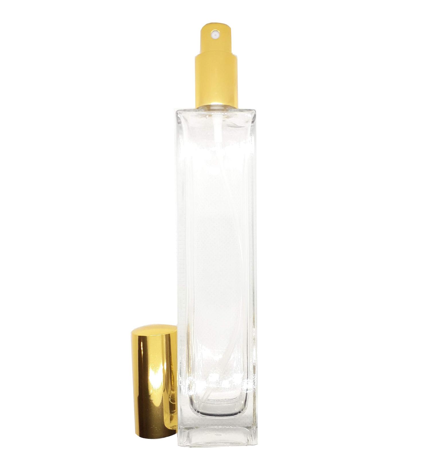 Z nitude Glassworks Empty Tall Glass Perfume Bottle 100ml - Gold - Buy Online on GoSupps.com