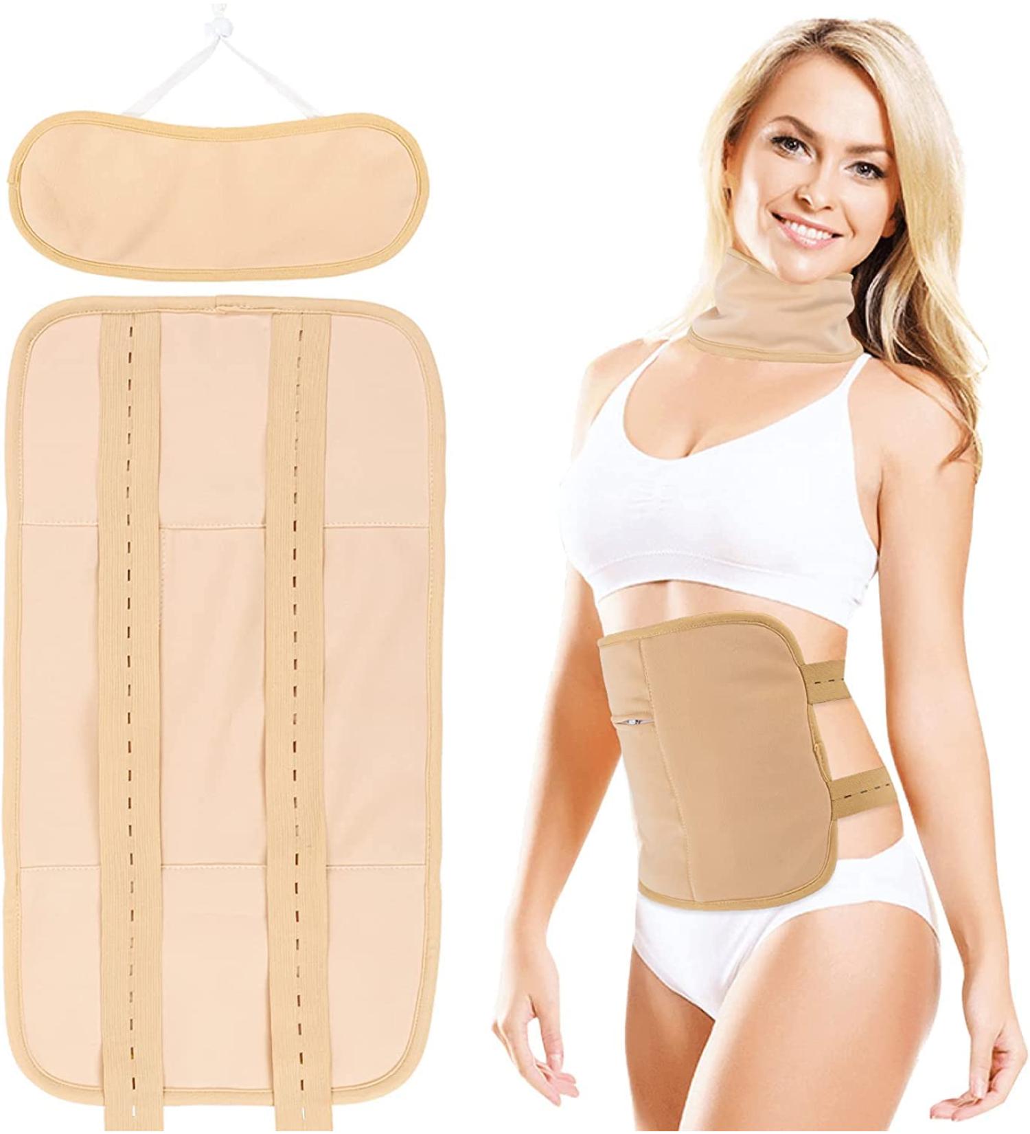 Castor Oil Pack Castor Oil Packs for Liver Detox and Thyroid Reusable Castor Oil Pack Wrap Mess Free Castor Oil Pack Kit with Storage Bag for Insomnia Constipation Inflammation (Waist & Neck) - Buy Online on GoSupps.com