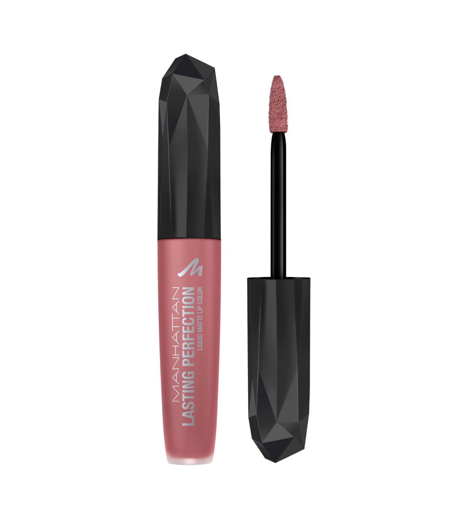 Manhattan Lasting Perfection Liquid Matte Lip Color 210 Shoppink in Soho - Ultra-Matte Liquid Lipstick 5.5 ml | International Shipping Available - Buy Online on GoSupps.com