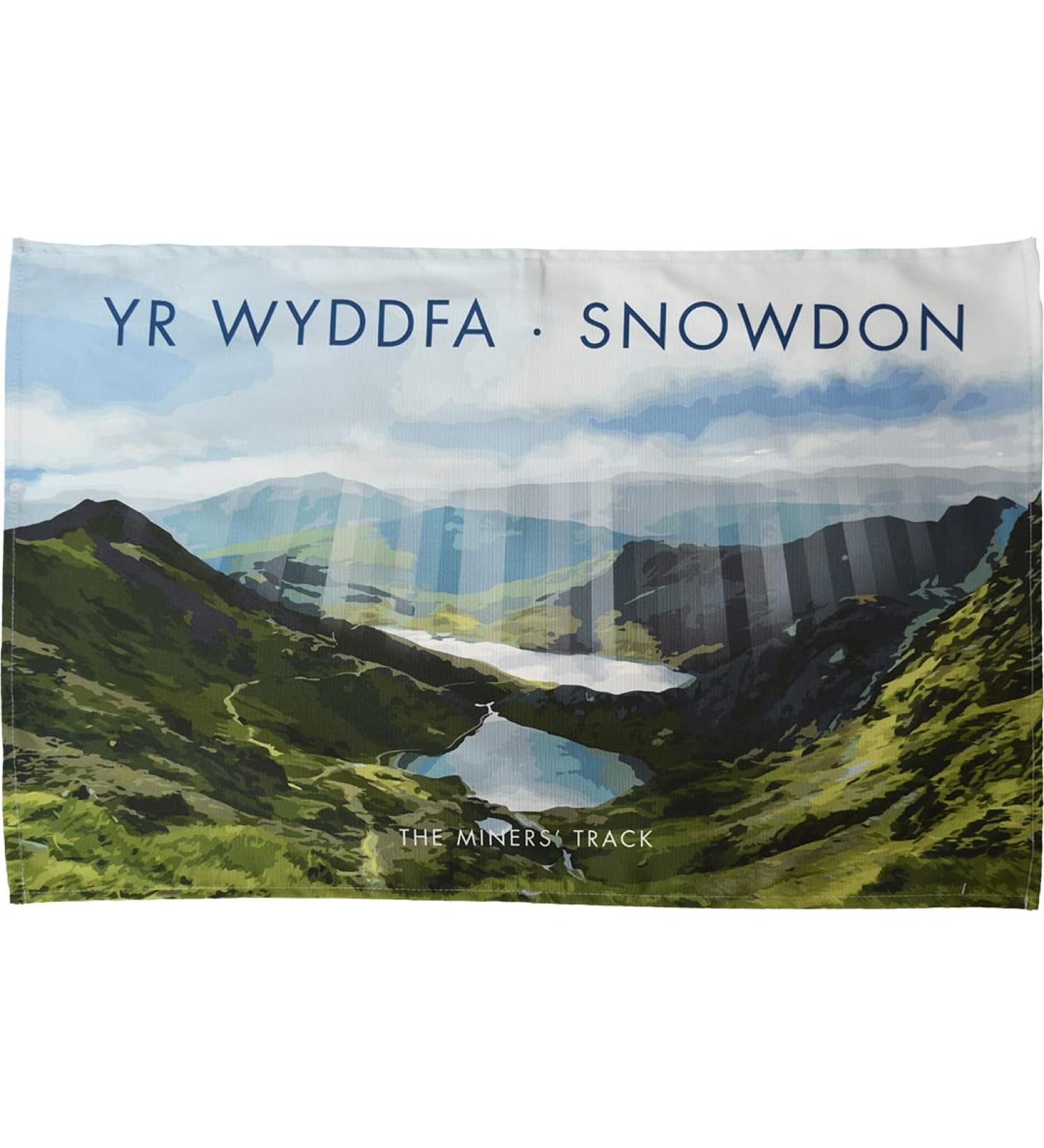 Snowdon/Yr Wyddfa Tea Towel