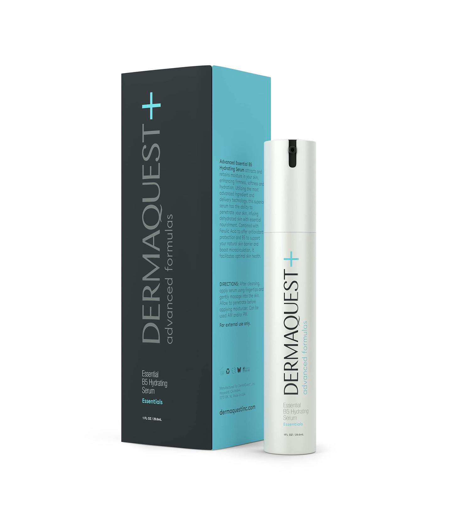 DermaQuest Advanced Essential B5 Hydrating Serum 1oz - Skin hydrating solution for ultimate moisture boost - Buy Online on GoSupps.com