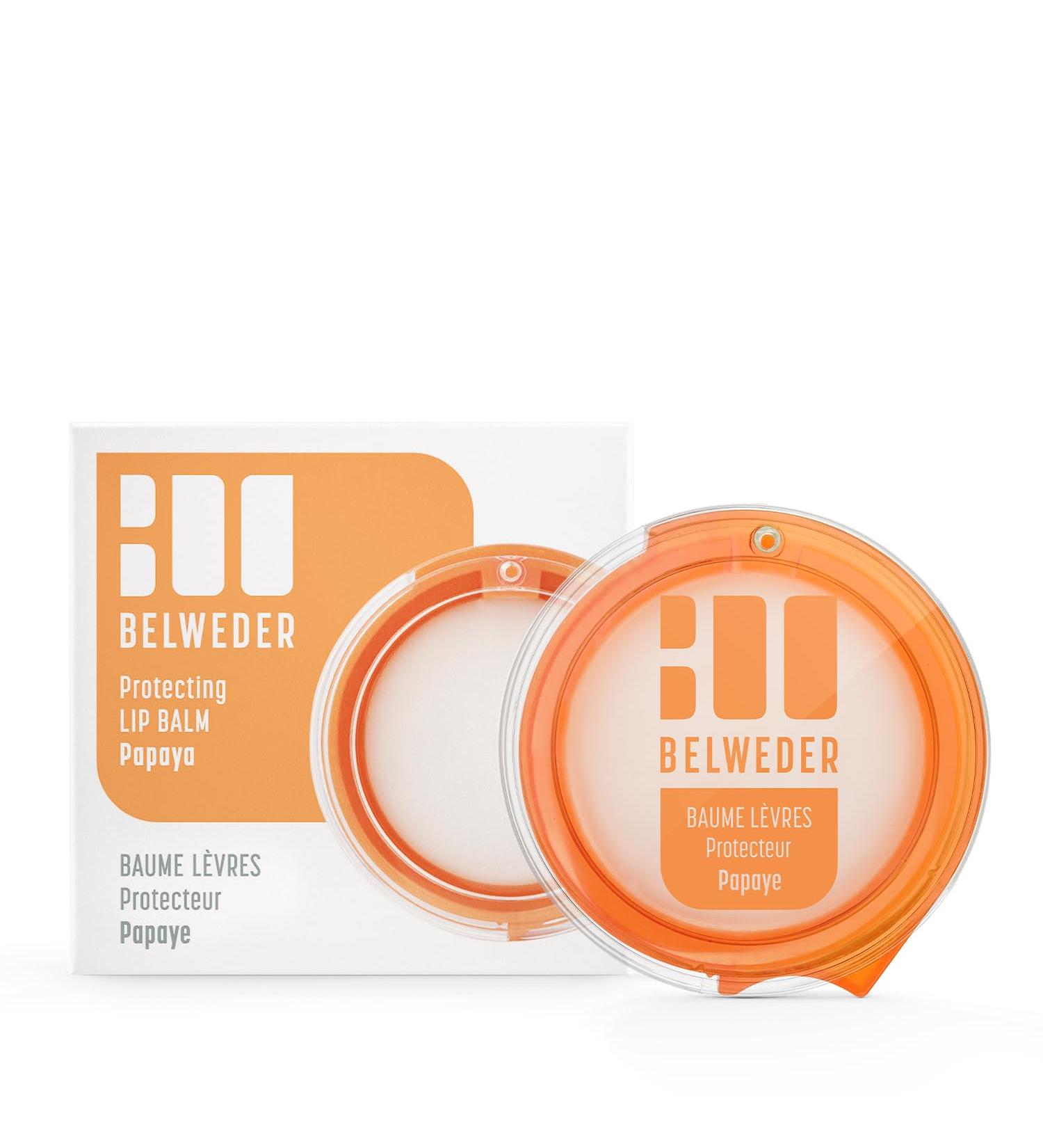 BELWEDER Protective Lip Balm with Papaya 5ml - Protection Hydration and Regeneration of the Lips - Transparent Balm For Men and Women - Buy Online on GoSupps.com
