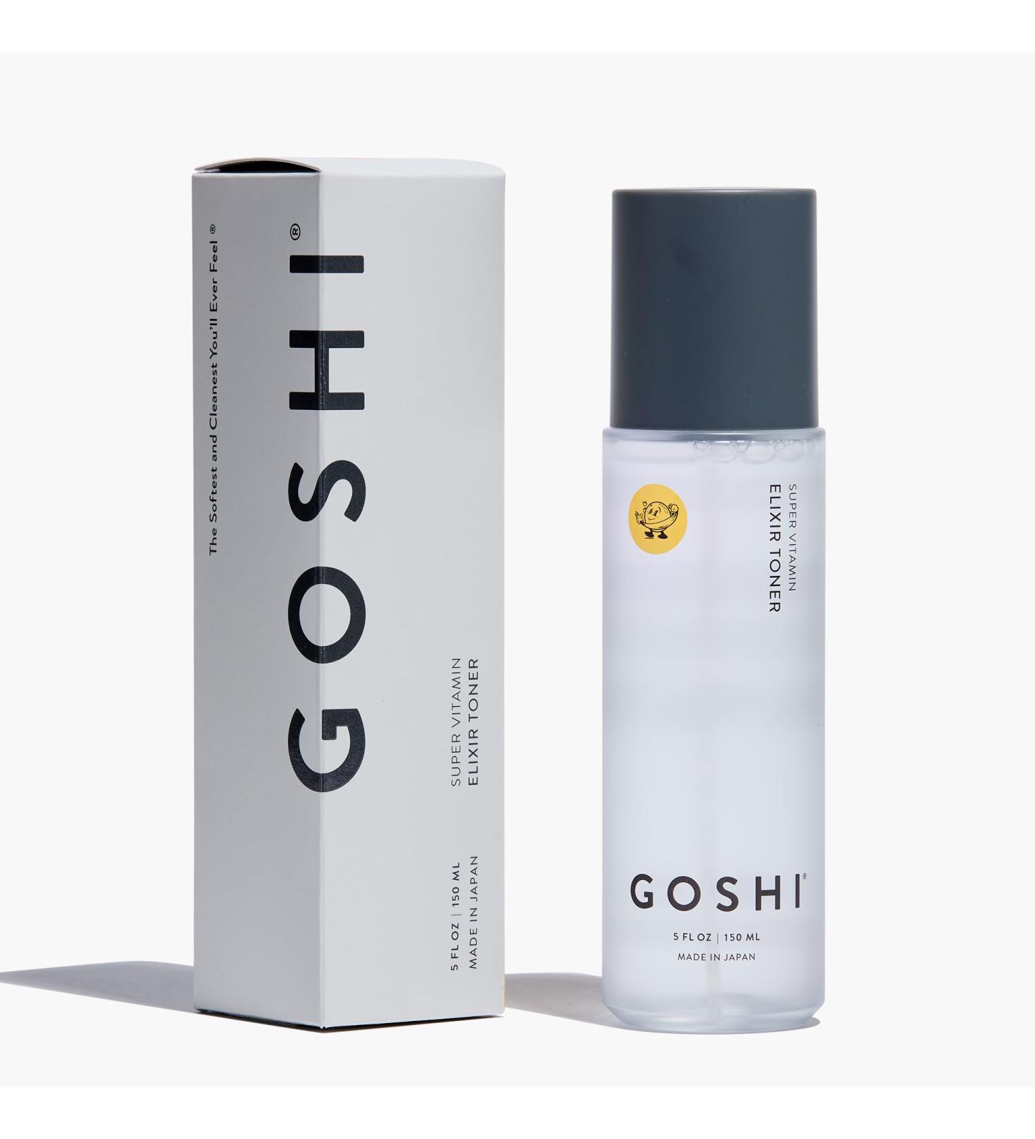 GOSHI Super Vitamin Elixir Toner for All Skin Types 5 fl. oz - Nourishing Face Toner Spray Infused with Vitamin E, Cold-Pressed Sesame Oil, Wild Thyme and More Plant Extracts - Made in Japan - Buy Online on GoSupps.com