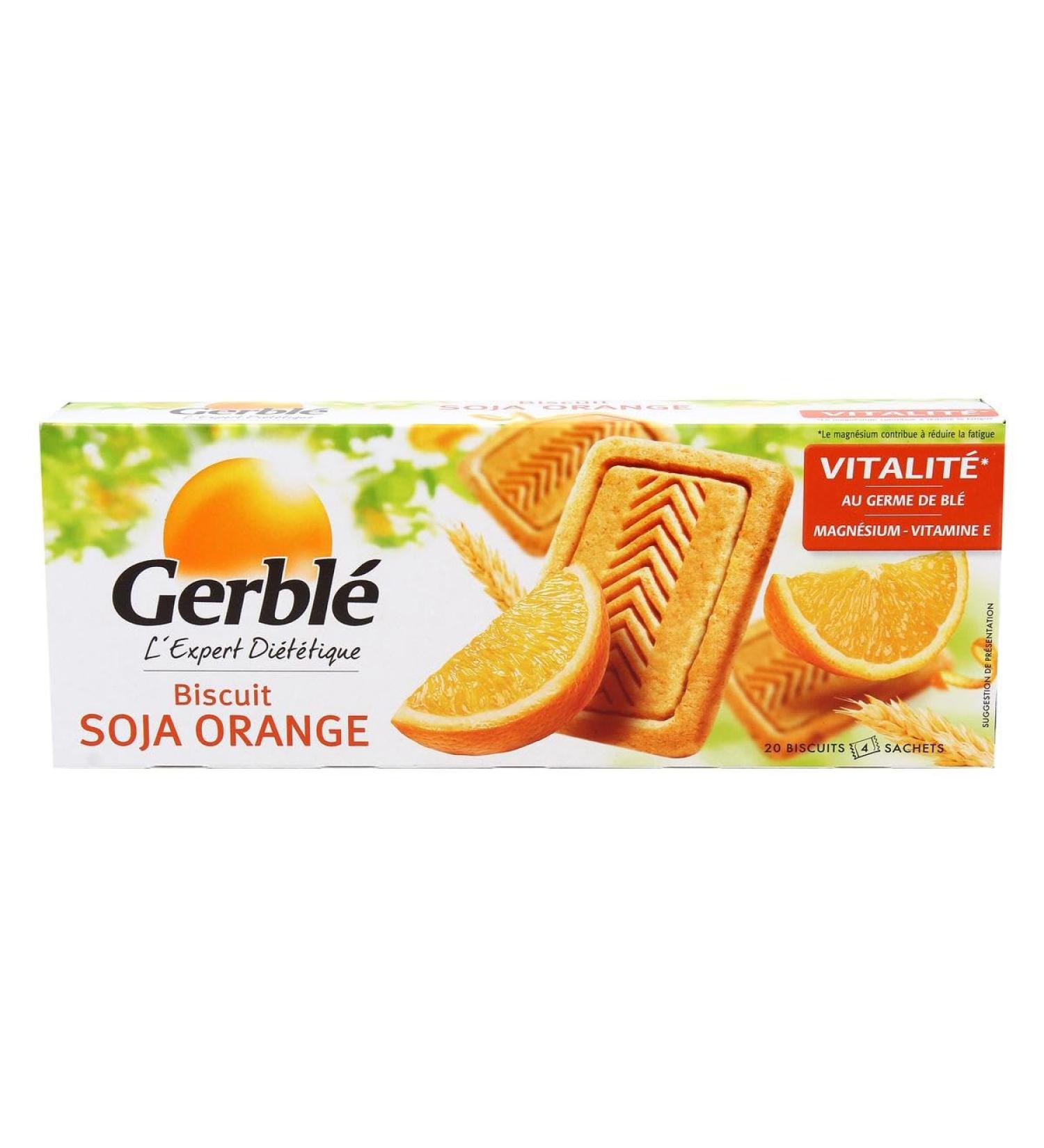  G n rique GERBL Gerbl Soy Biscuits Orange 280 g 280 g Pack of 4 Sold as a Lot - Buy Online on GoSupps.com