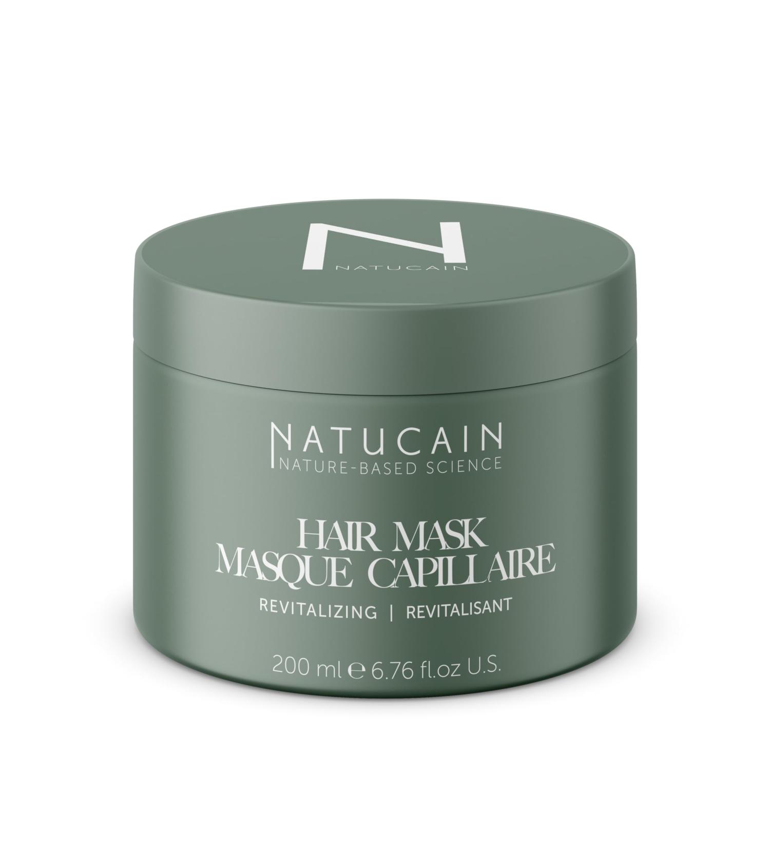 Natucain Revitalizing Hair Mask Masque capillaire pour cheveux ab m s R pare les dommages capillaires en profondeur Pour des cheveux plus longs et plus sains 200 ml - Buy Online on GoSupps.com