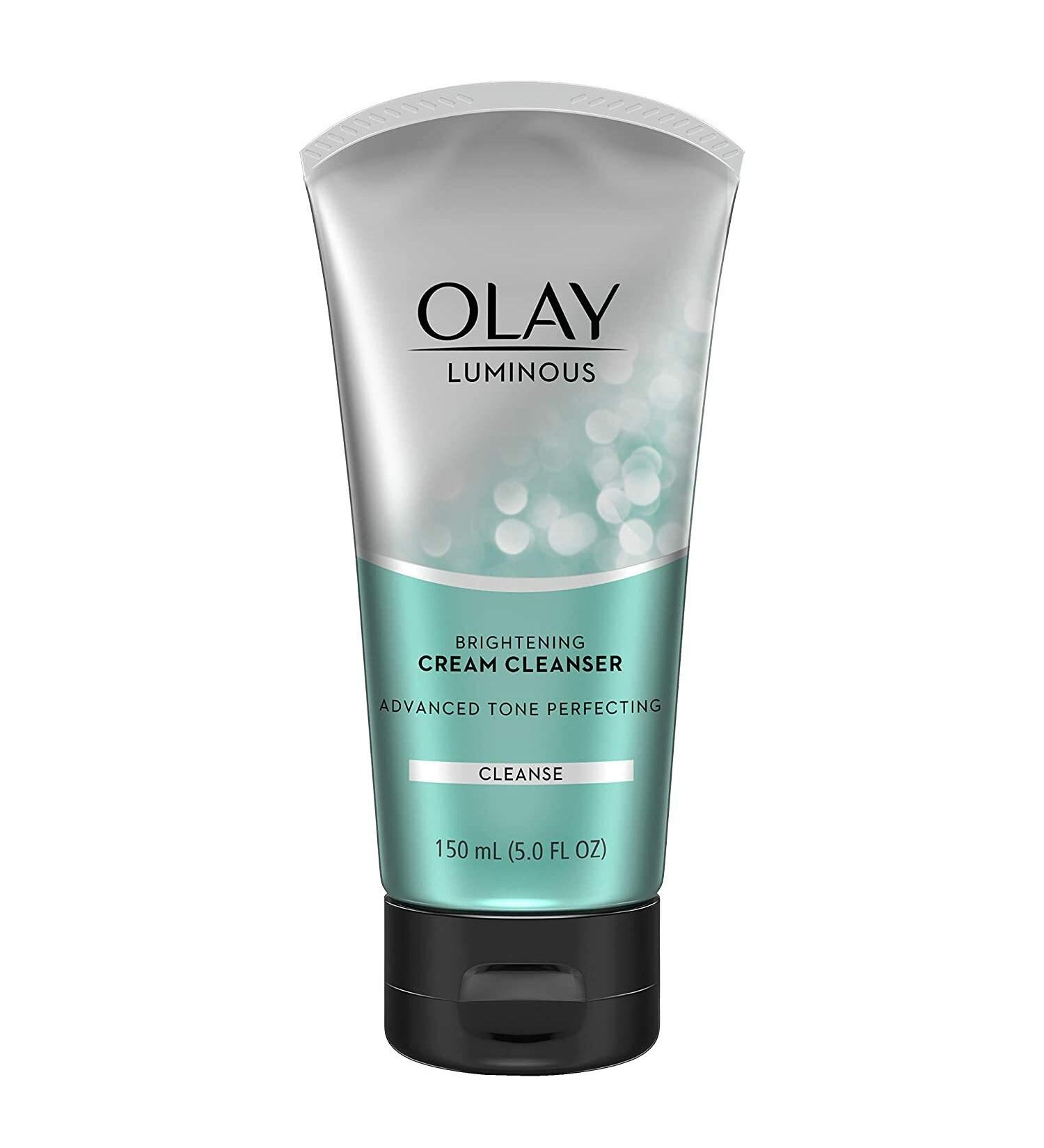 Olay Luminous Brightening Cream Face Cleanser with Vitamin E 5.0 fl oz - Pack of 3 | Gentle Facial Cleanser Set - Buy Online on GoSupps.com
