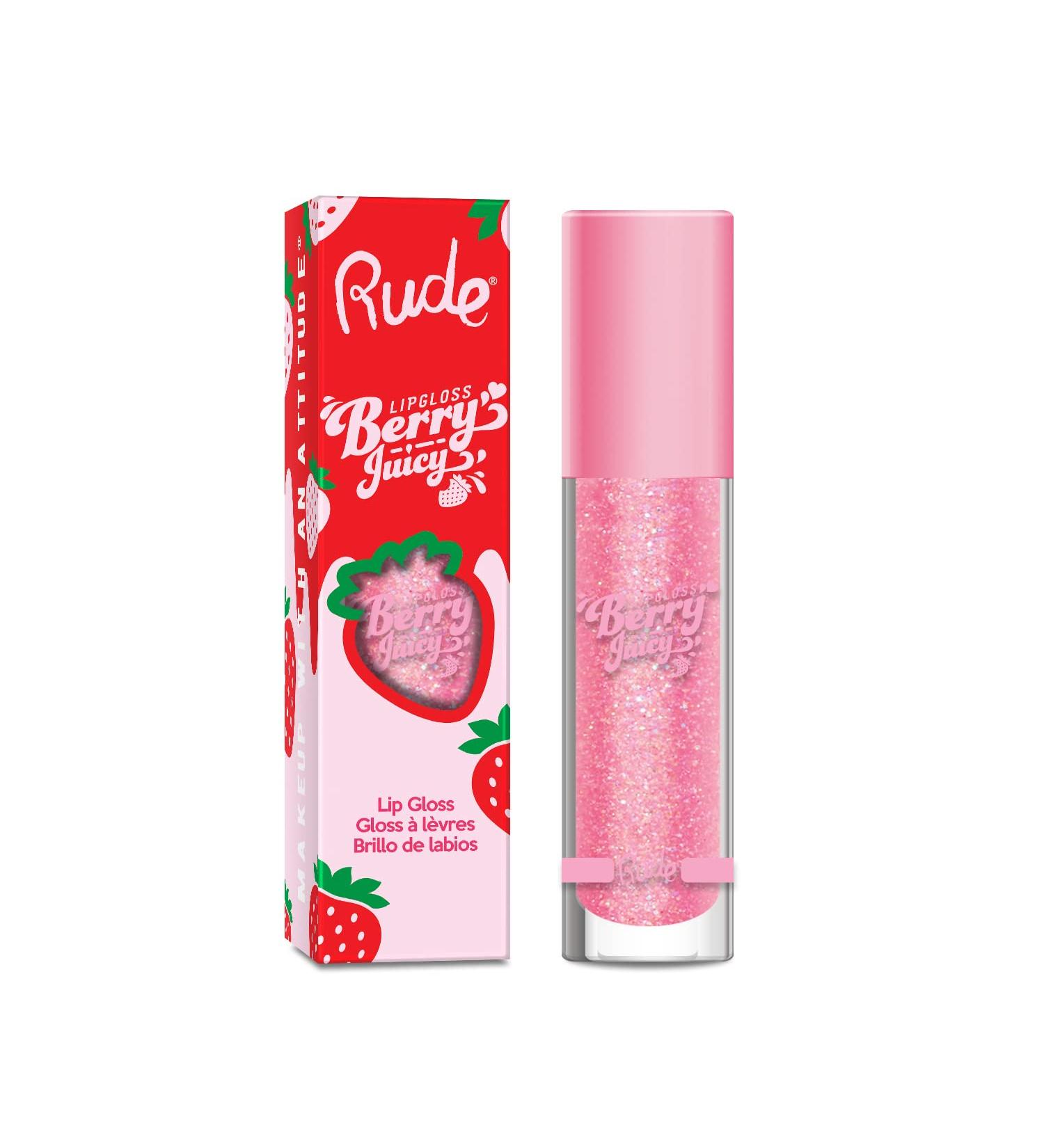 Rude Cosmetics Berry Juicy Lip Gloss - Flirty Cranberry - 0.14 oz - Best International Shipping - Buy Online on GoSupps.com