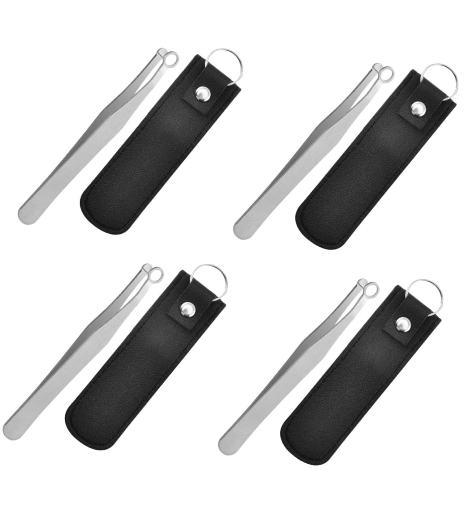 Buy Ipetboom 4 Sets Round Nose Hair Clip & Trimmer Stainless Steel Nose & Ear Hair Removal Tools for Men | International Shipping - Buy Online on GoSupps.com
