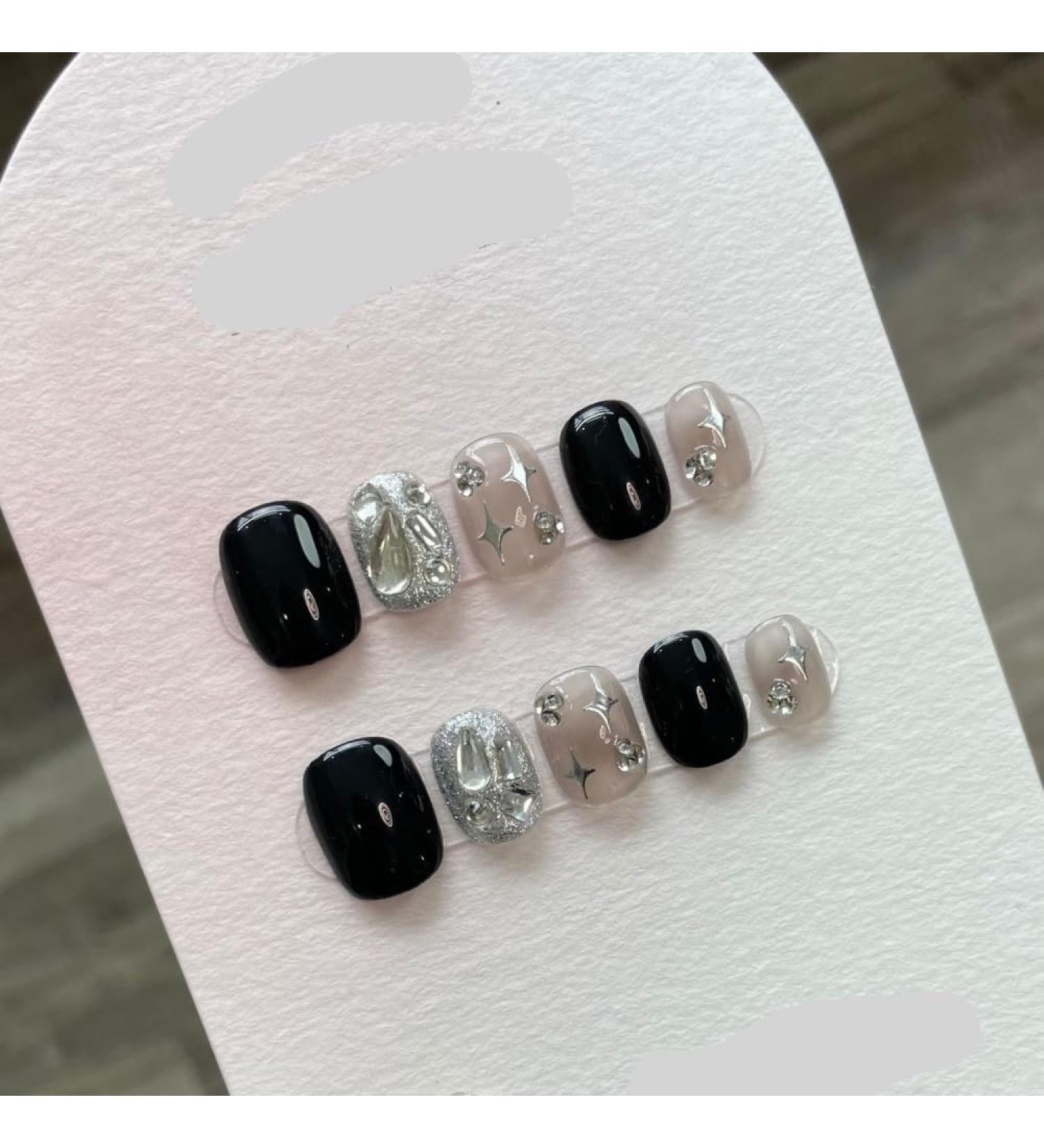 Detachable Handmade false nails with design dopamine bubble love girl press on Nail enhancement false nails (Color : 12 Size : L) - Buy Online on GoSupps.com