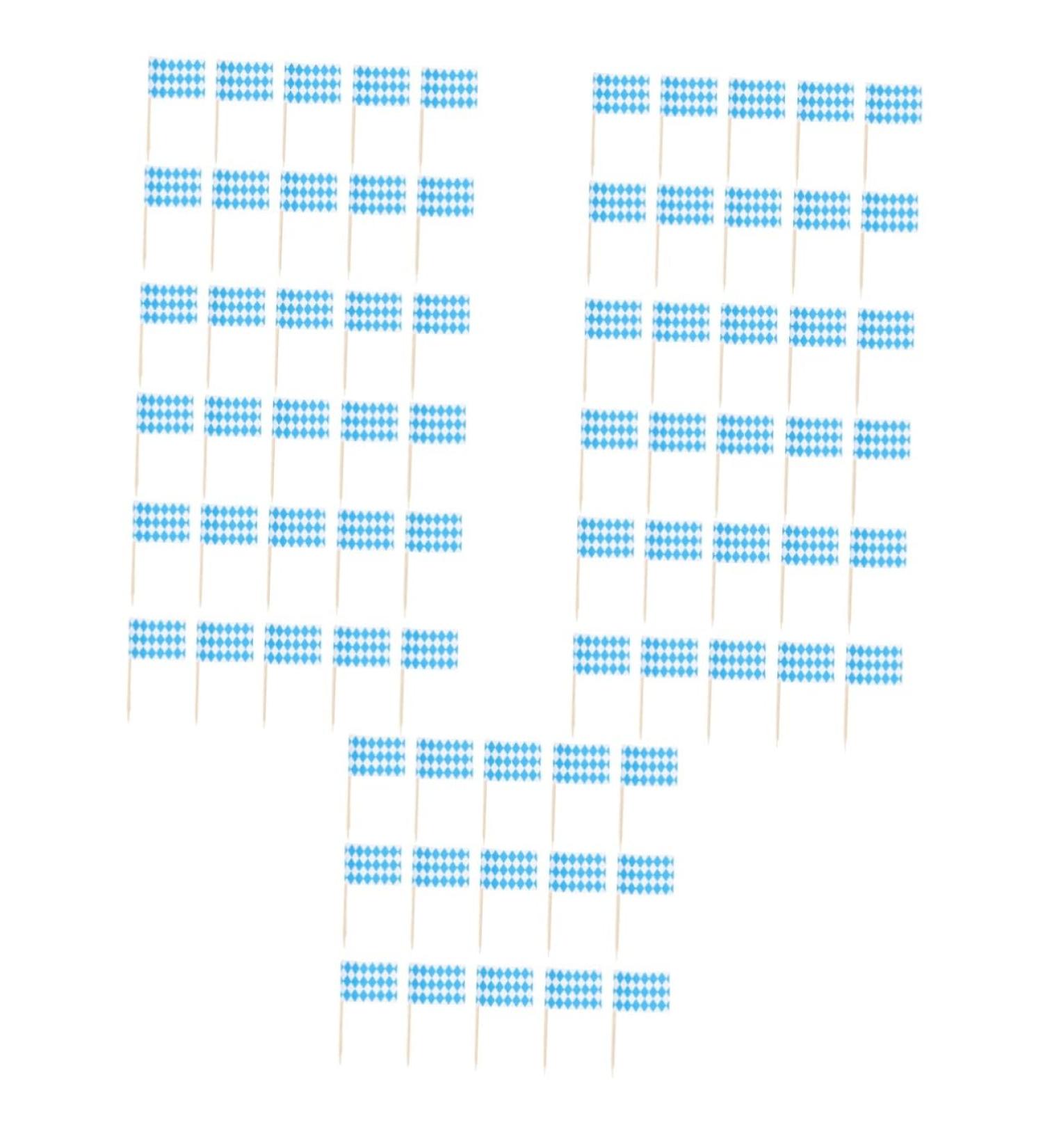 Zerodeko 1000 Pcs Oktoberfest Toothpick Banner Hawaiian Decor Food Labels Gingham Party Supplies Miniture Decoration Toothpick Flags Hawaiian Cocktail Picks German White - Buy Online on GoSupps.com