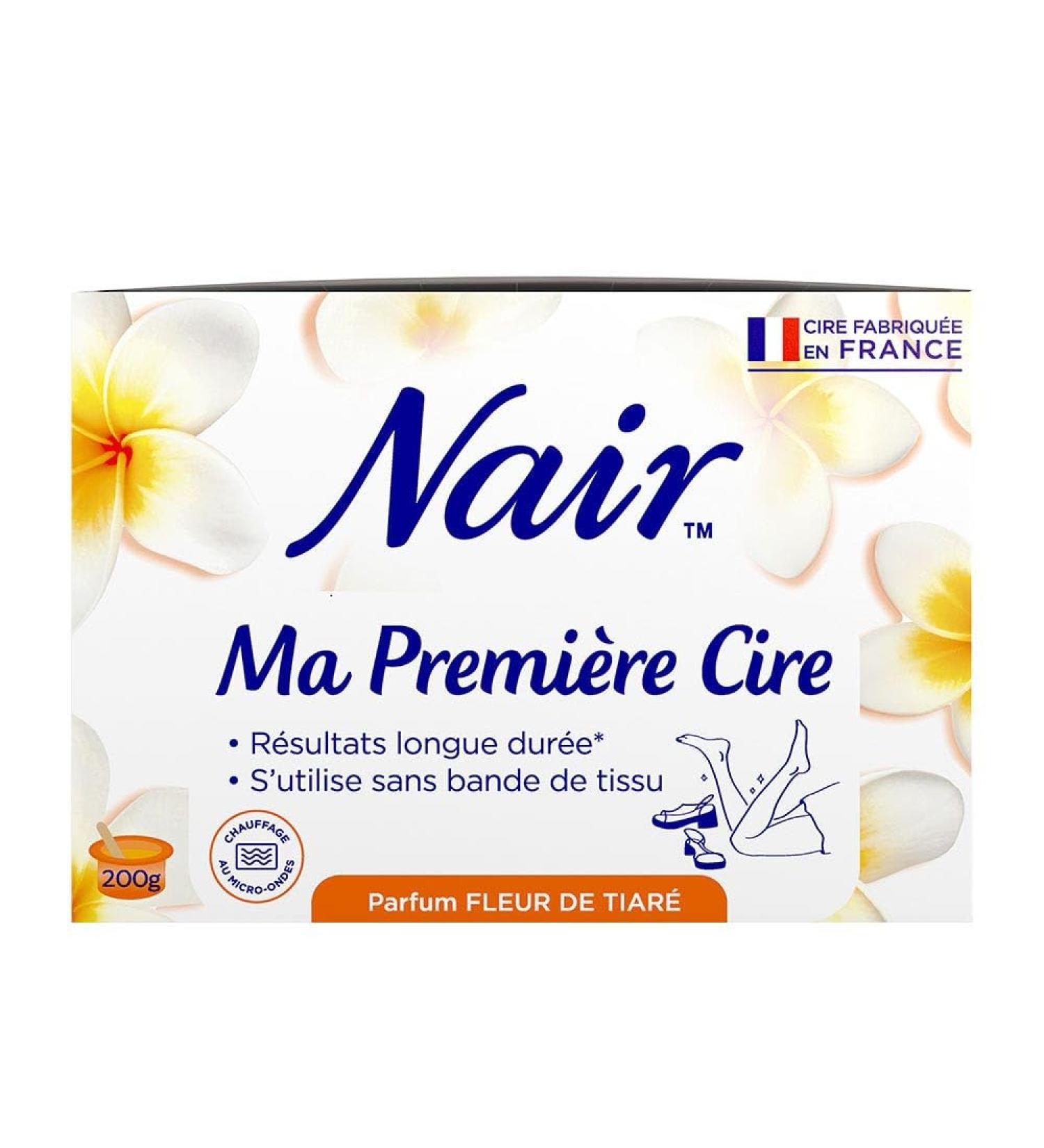 NAIR Ma Premi re Wax - Hair Removal Wax without Strips Effective on Short Hair Hot Wax Tutorial Included Tiare Flower Sce - Buy Online on GoSupps.com