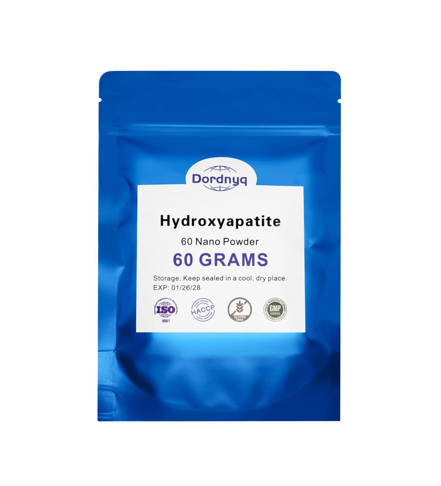 Nano Hydroxyapatite Powder for DIY Toothpaste Teeth Whitening Repair Tooth Enamel Strong Teeth High Material hydroxyapatite are Very Suitable for DIY 2.1oz(60g) - Buy Online on GoSupps.com