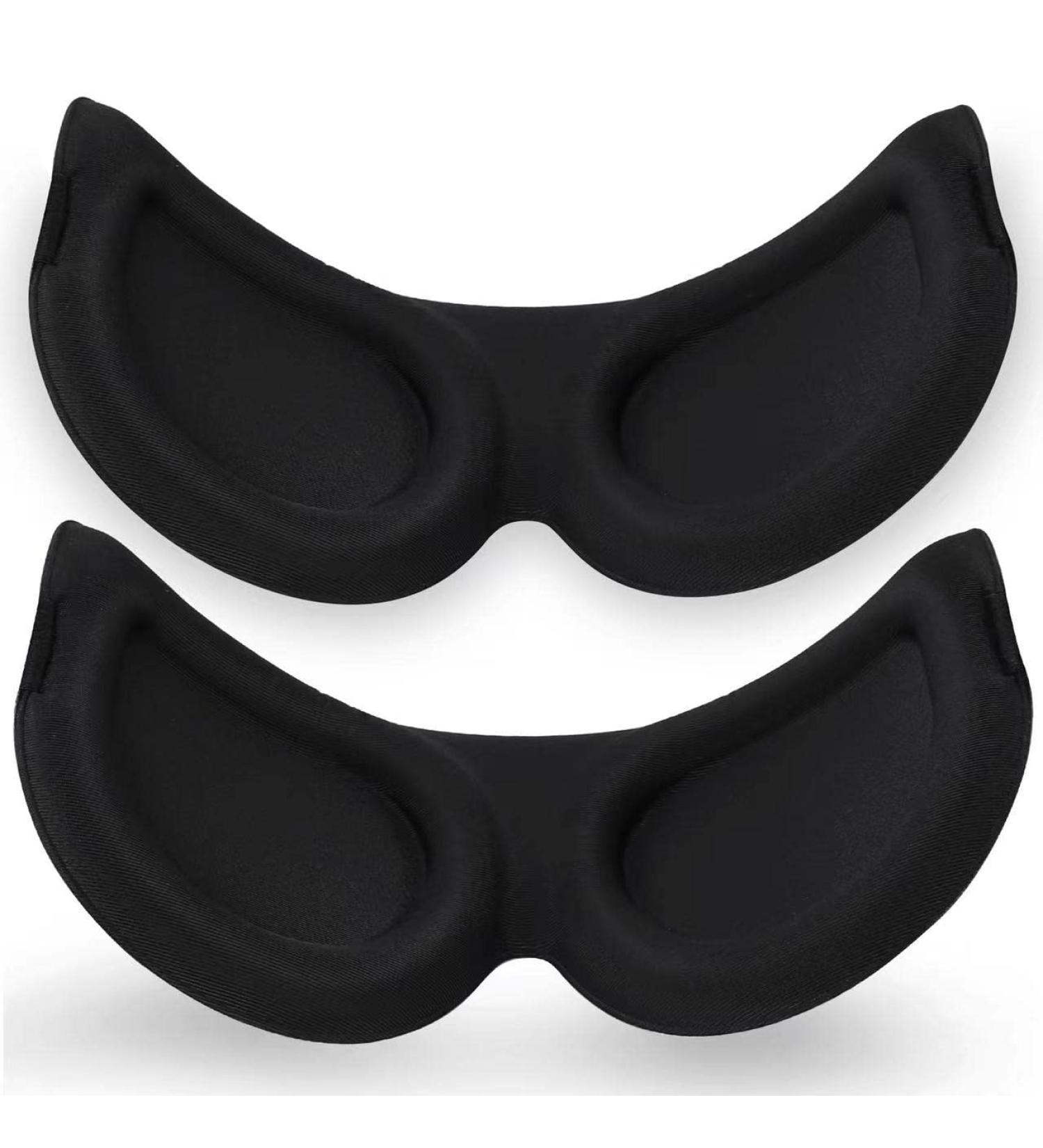 2 Pack Hochoek 3D Sleep Mask - Skin-Friendly Milk Silk Eye Cover with Velcro Adjust - Buy Online on GoSupps.com