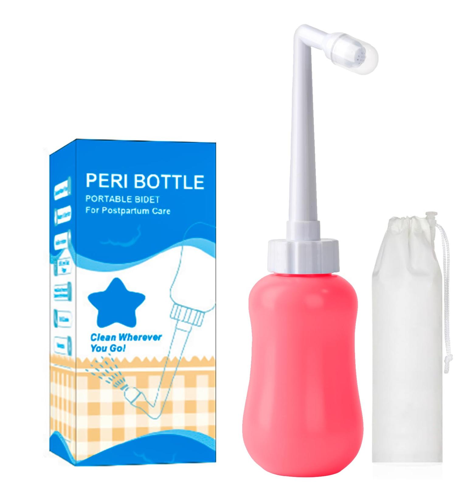 Peri Bottle for Postpartum Care & Pain Relief | Portable Travel Bidet Sprayer | Ideal for Hemorrhoids & Perineal Cleaning - Buy Online on GoSupps.com
