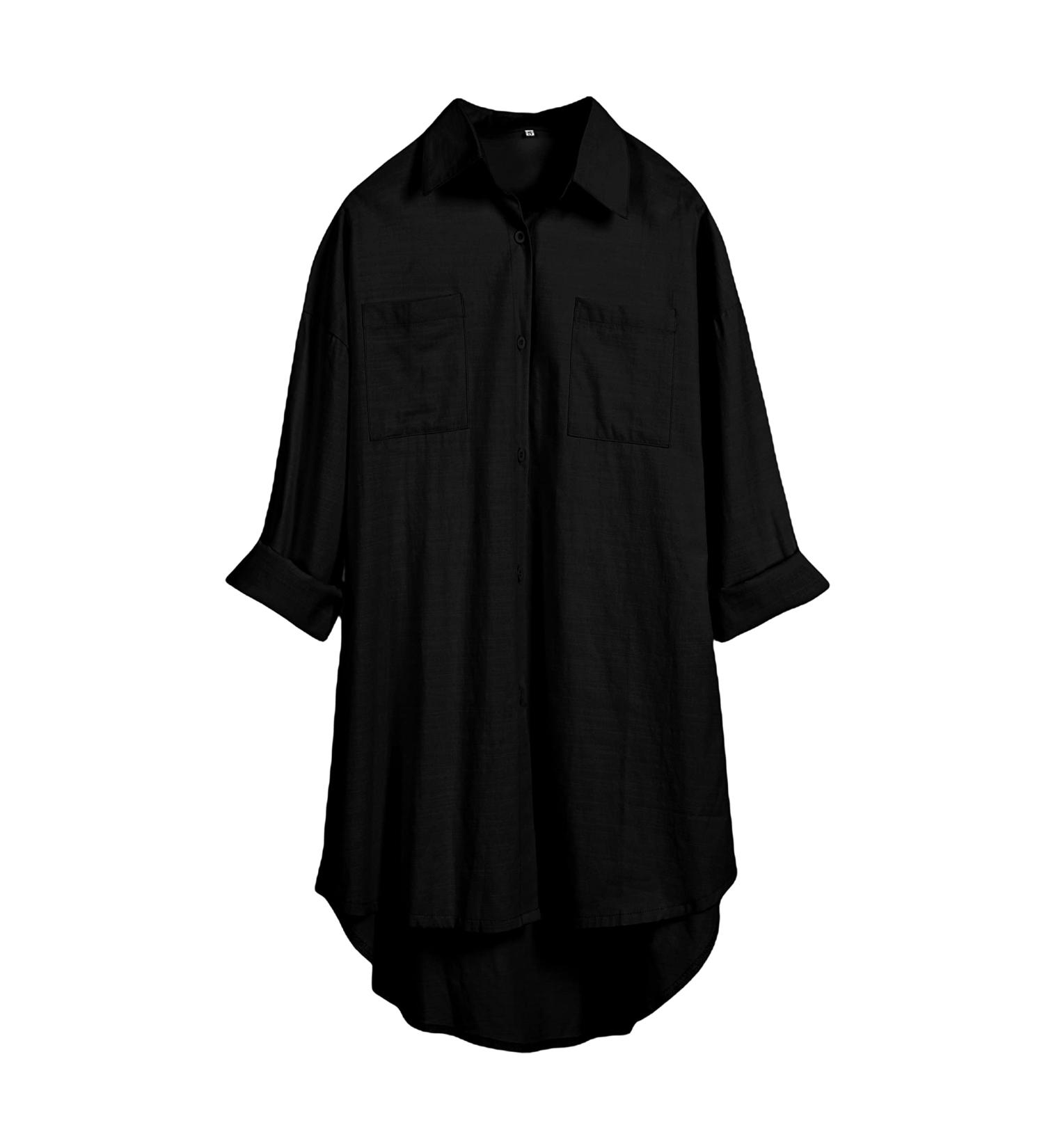 Bianstore Women's Oversized Linen Blouse: Black XX-Large - Buy Online on GoSupps.com