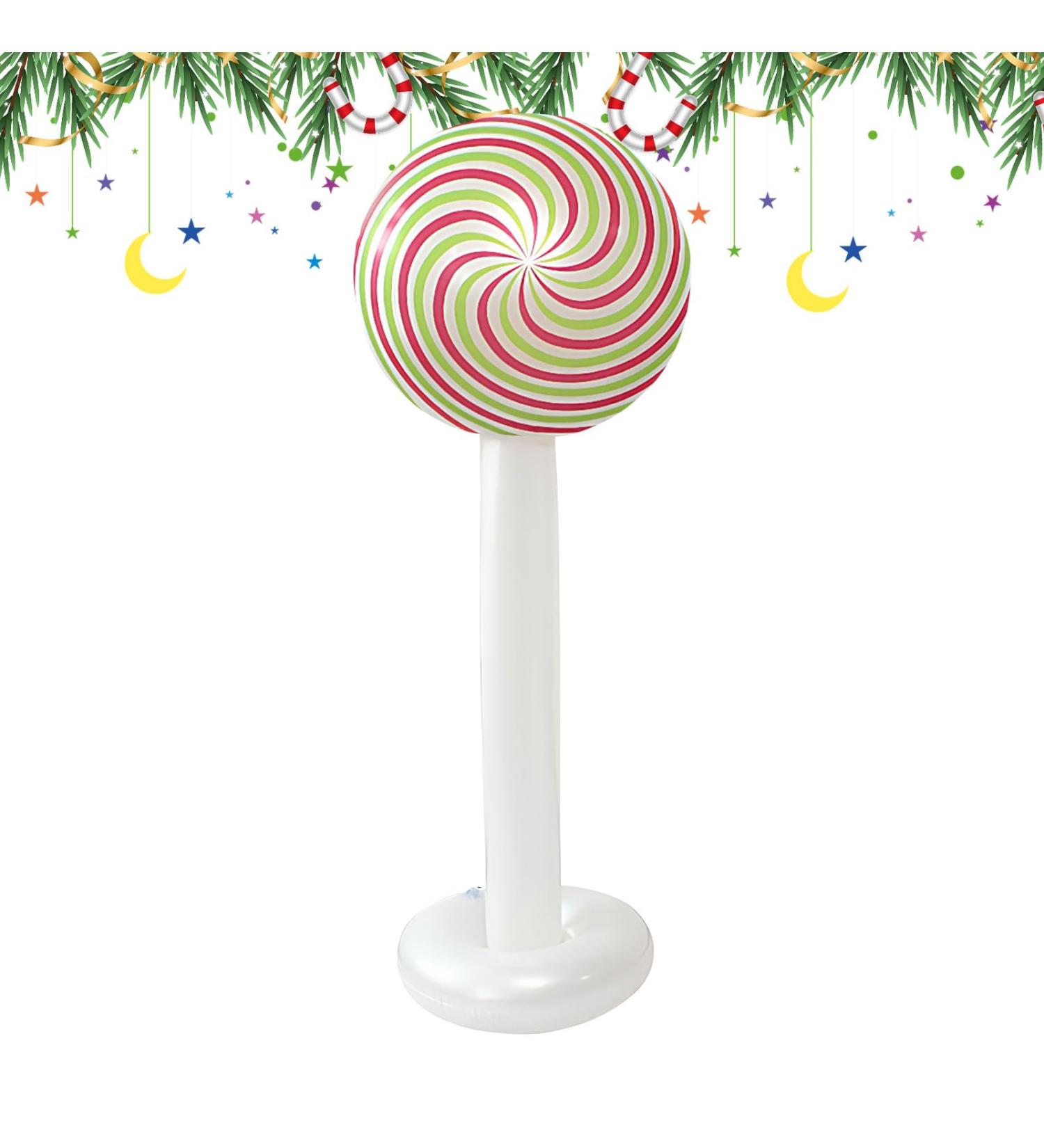 Generisch Inflatable Lollipops Large Inflatable Candy | Holiday New Year Indoor Outdoor Yard Patio Garden Lawn Home - Buy Online on GoSupps.com